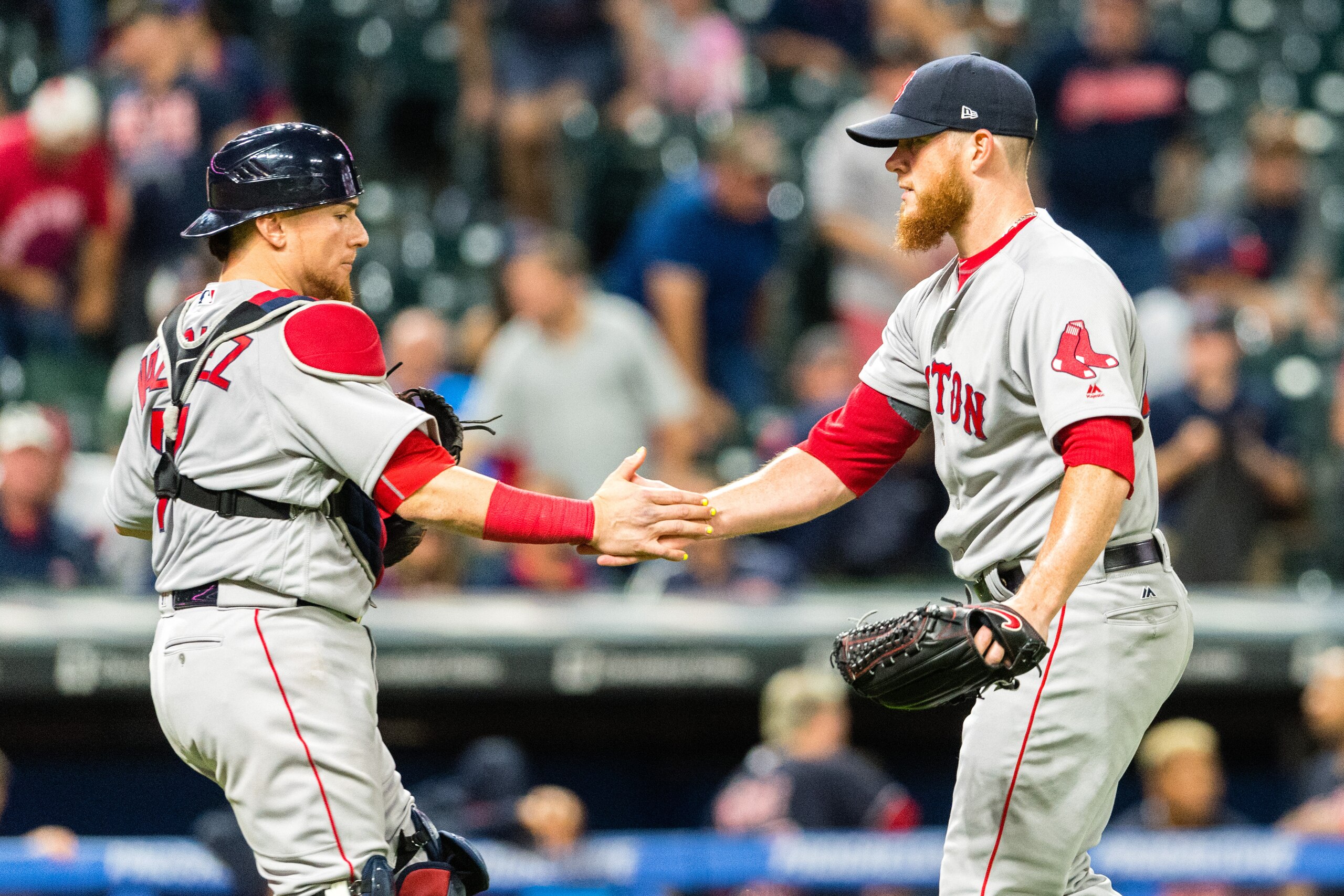 Christian Vazquez and Craig Kimbrel have both played pivotal roles for the Boston Red Sox down the stretch.