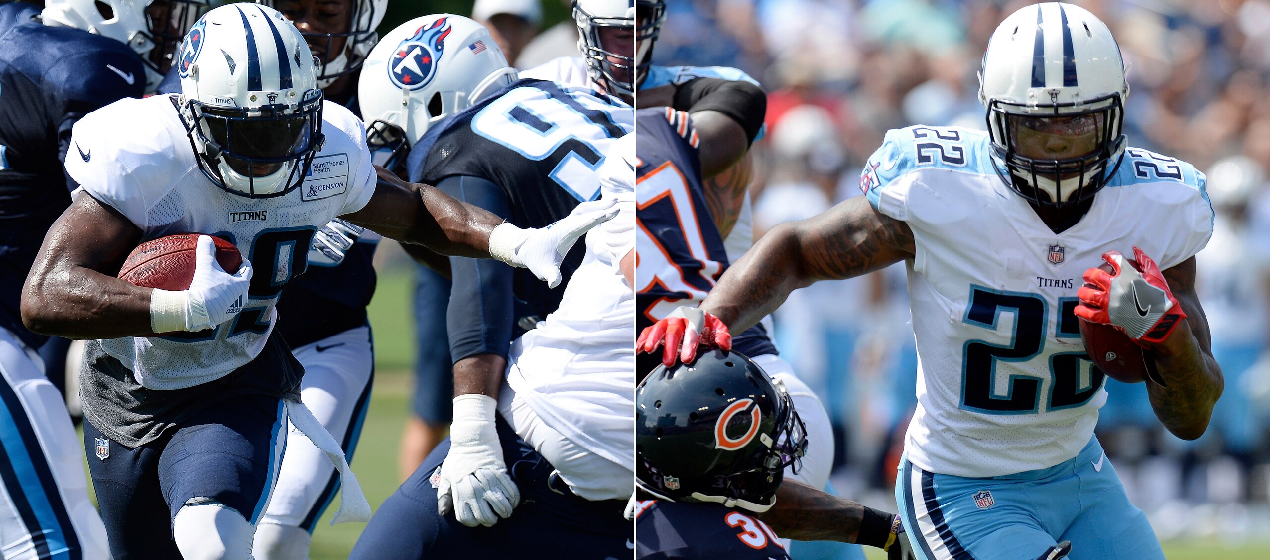 DeMarco Murray (left) and Derrick Henry are a powerful combination.