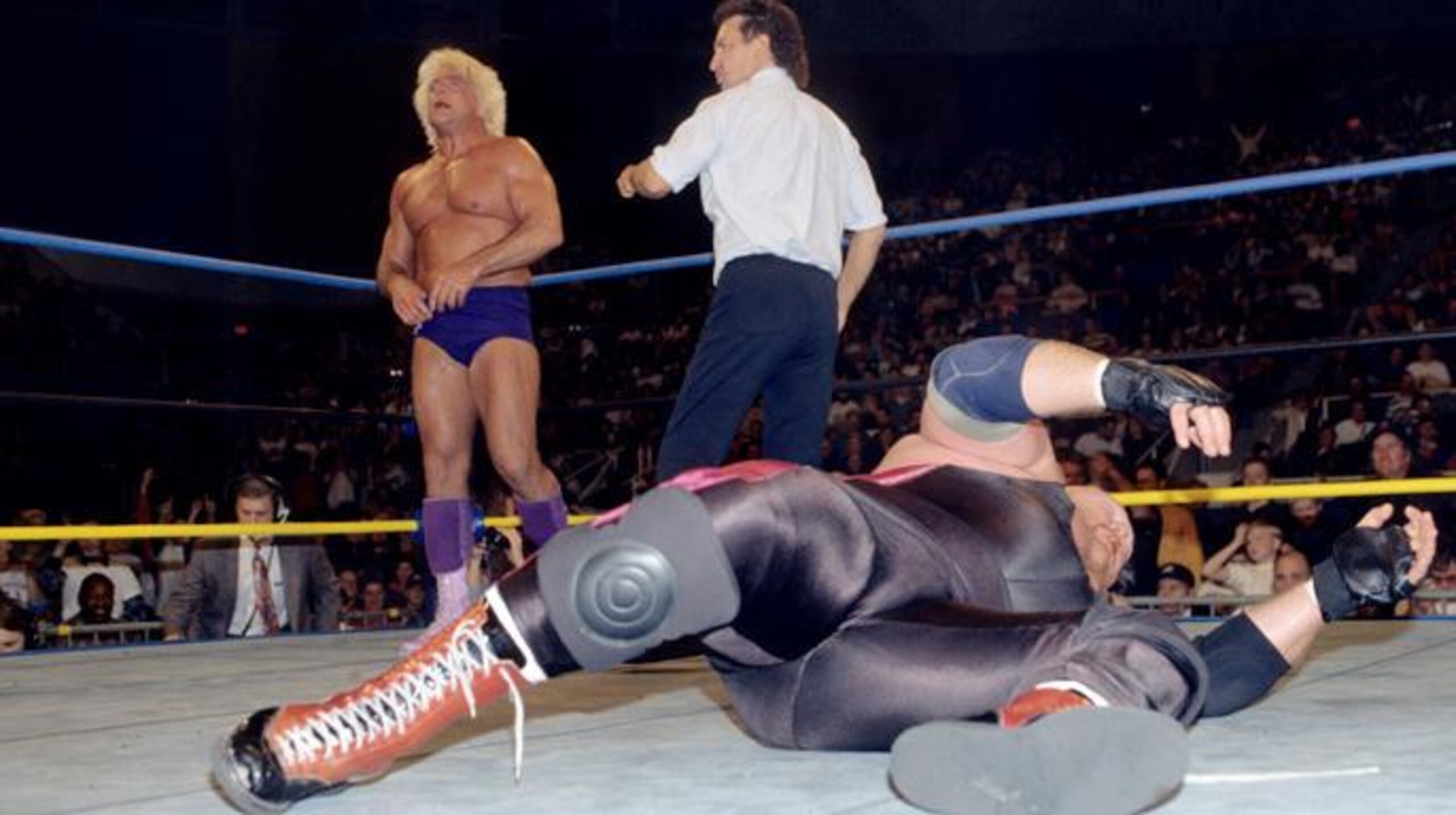 Ric Flair conquered Vader at Starrcade 1993.