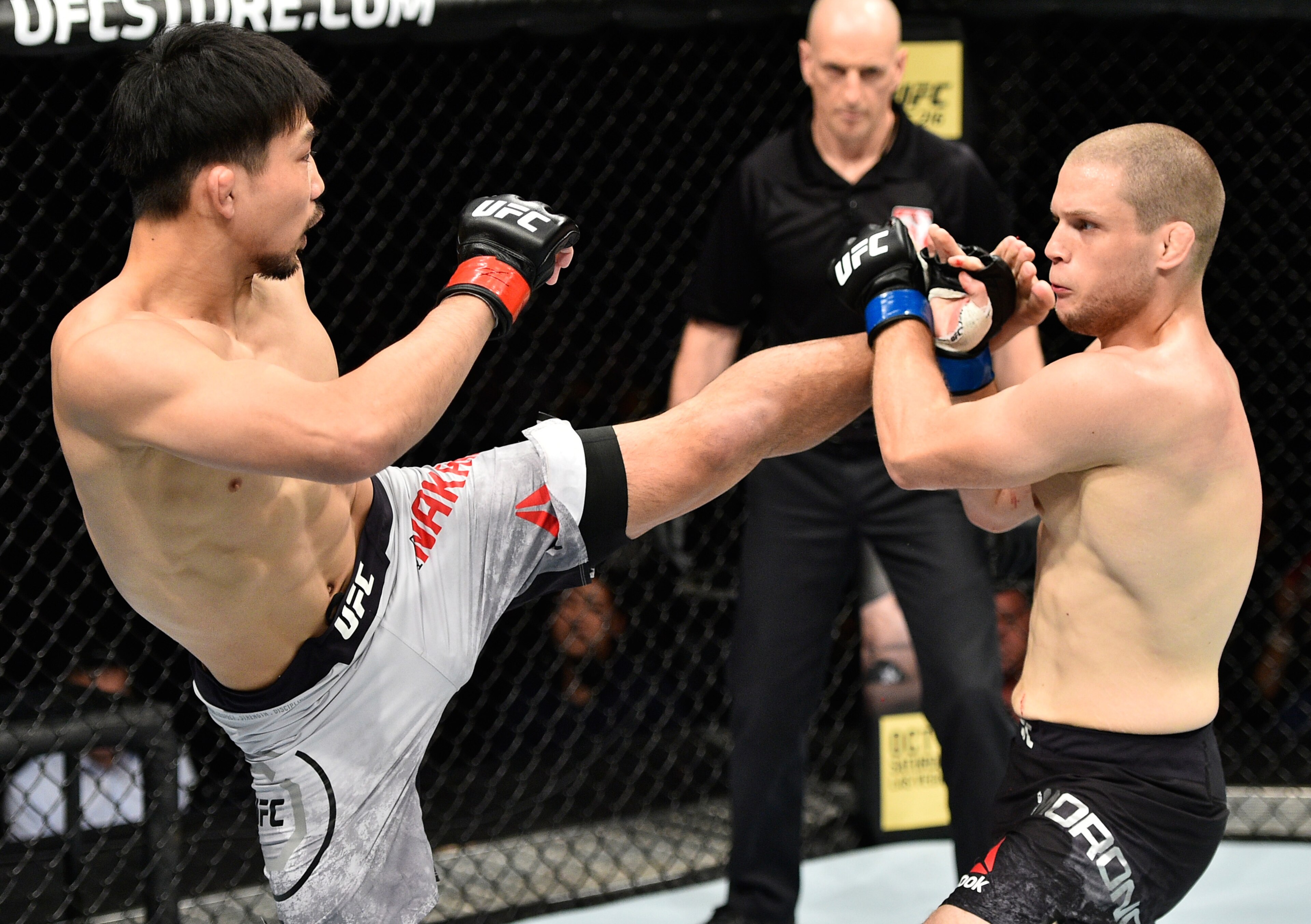 Keita Nakamura (left) and Alex Morono Keita Nakamura (left) and Alex Morono