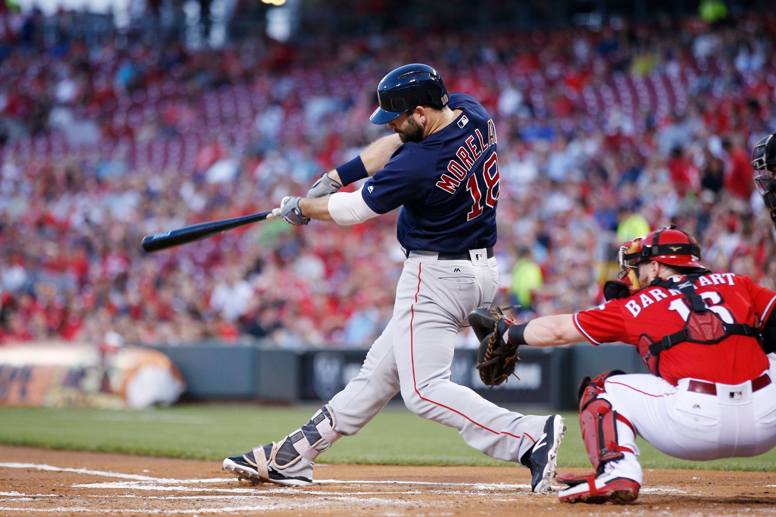 Mitch Moreland has faded in September after a red-hot August.