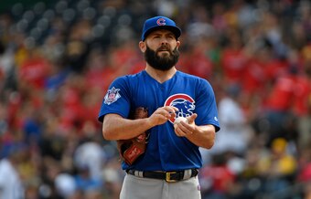 Jake Arrieta may not be 100 percent healthy for the playoffs.