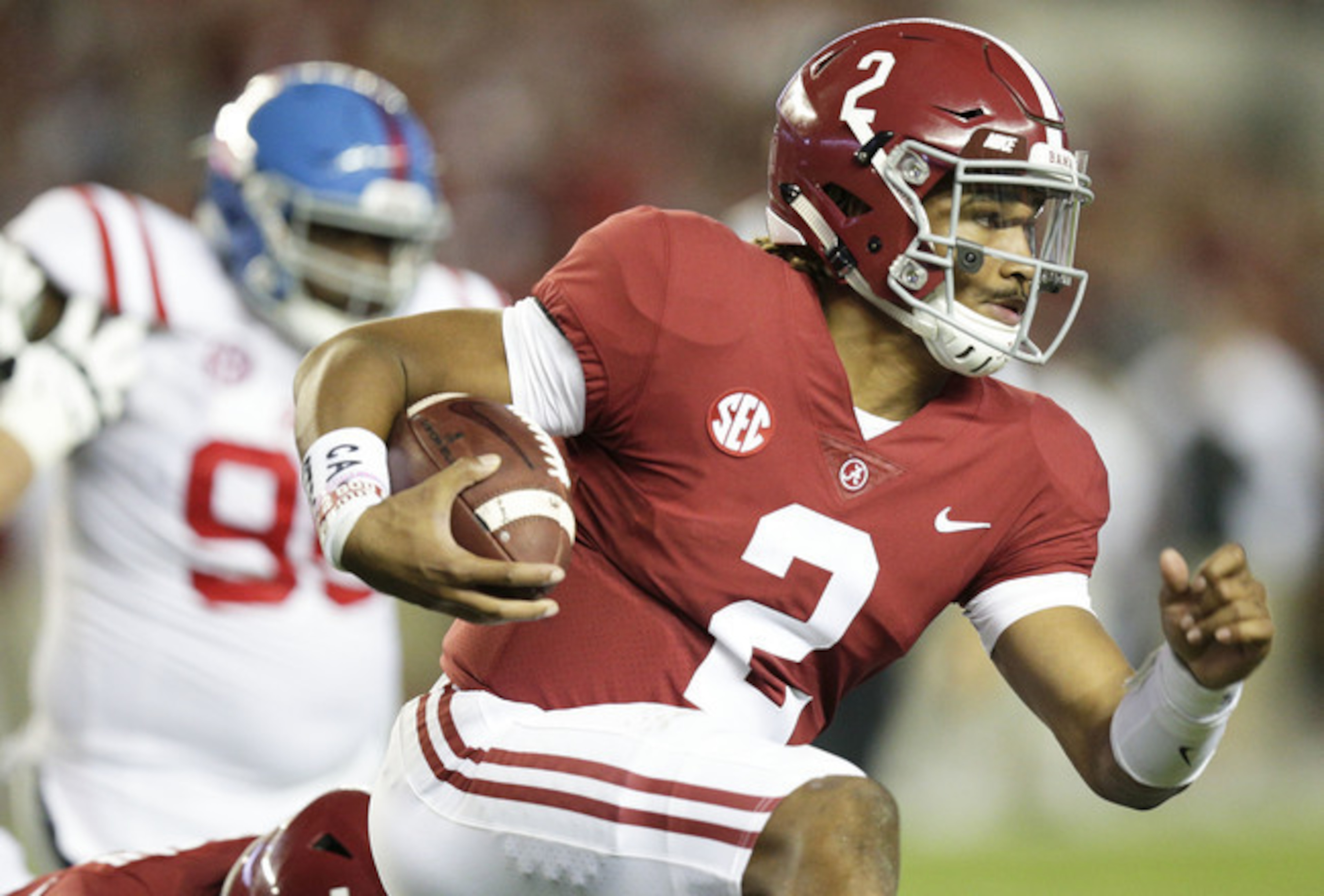 Alabama quarterback Jalen Hurts