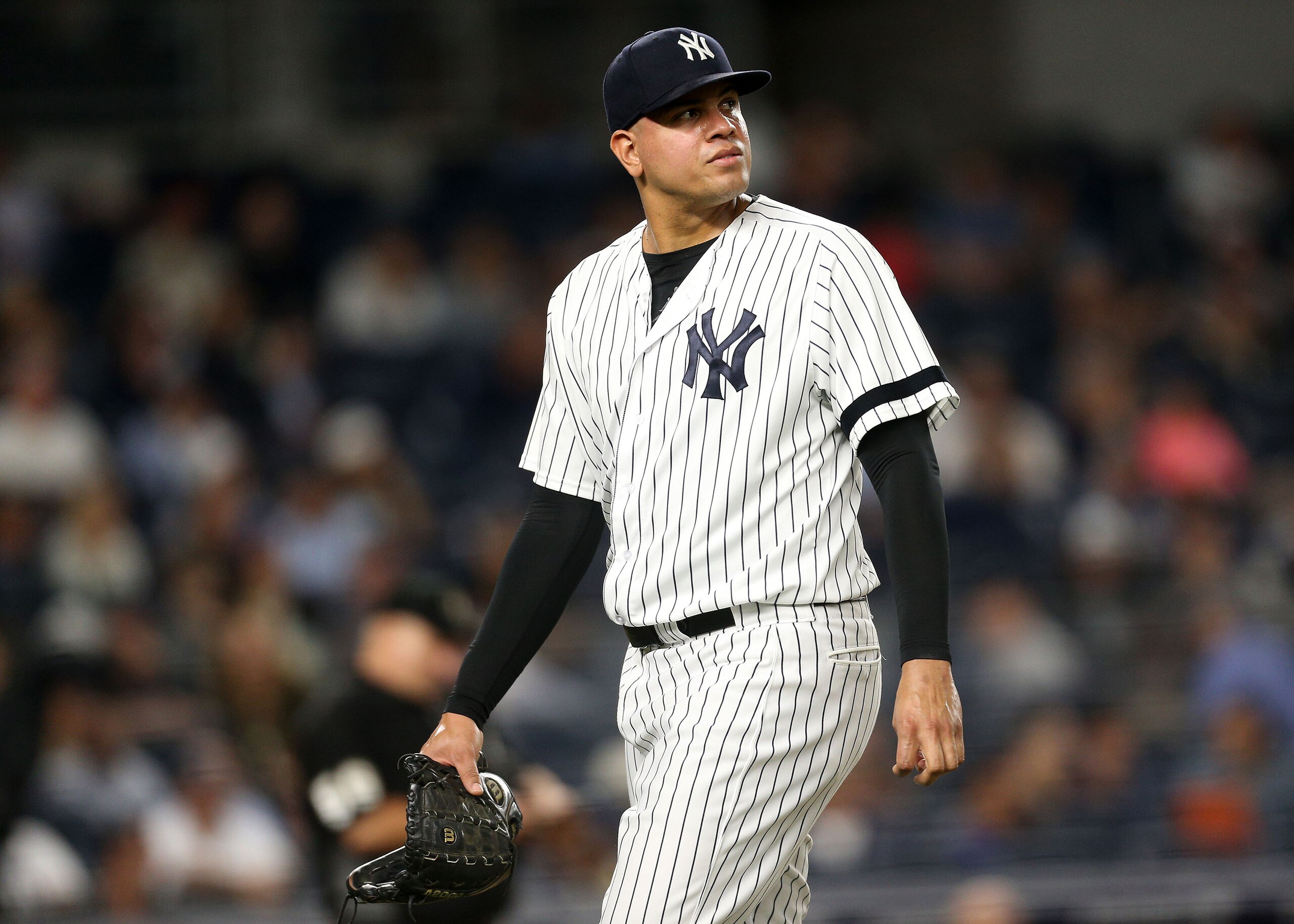 Dellin Betances has struggled to find the strike zone.