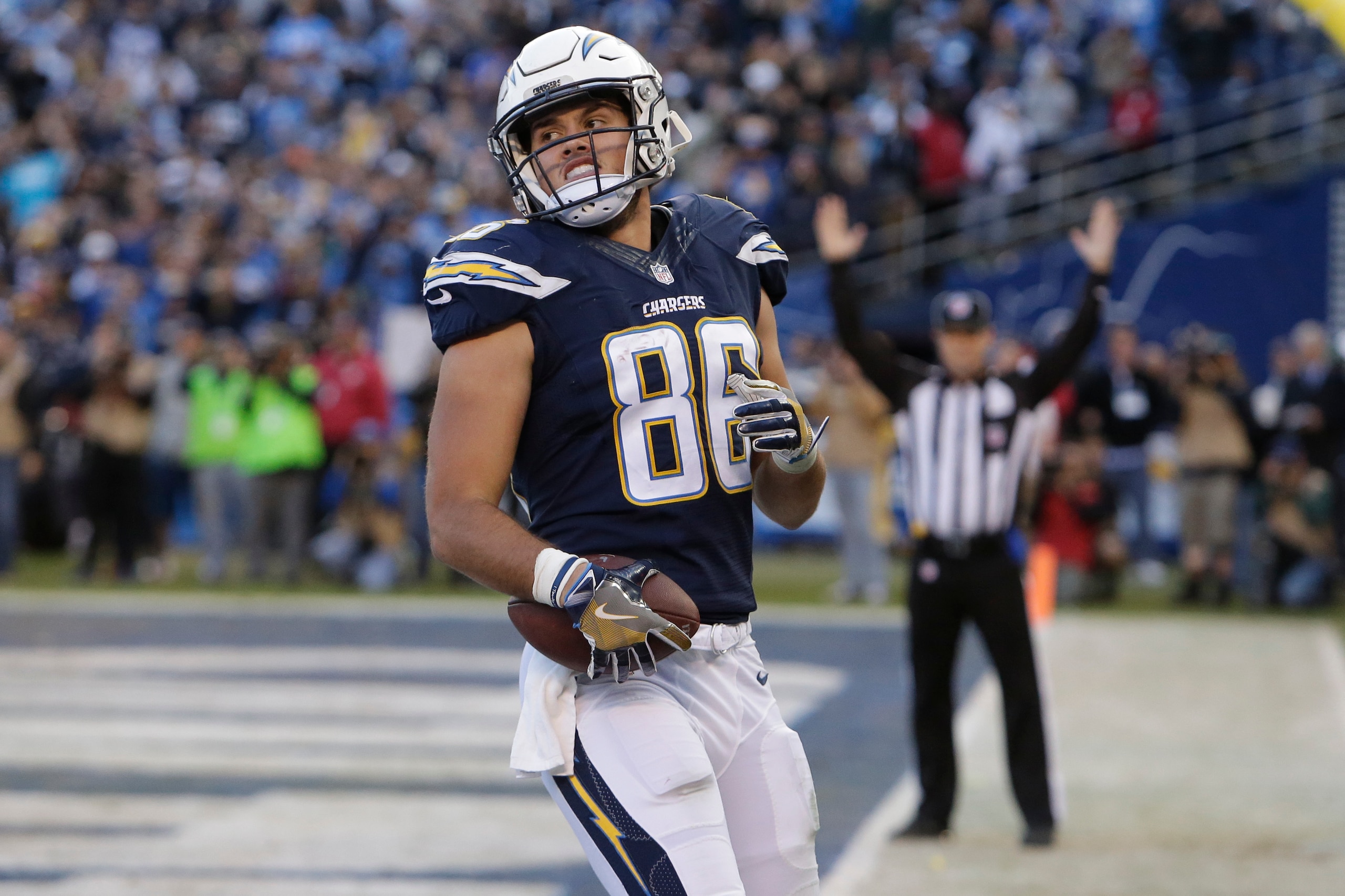 Hunter Henry has an outstanding matchup with the Giants.