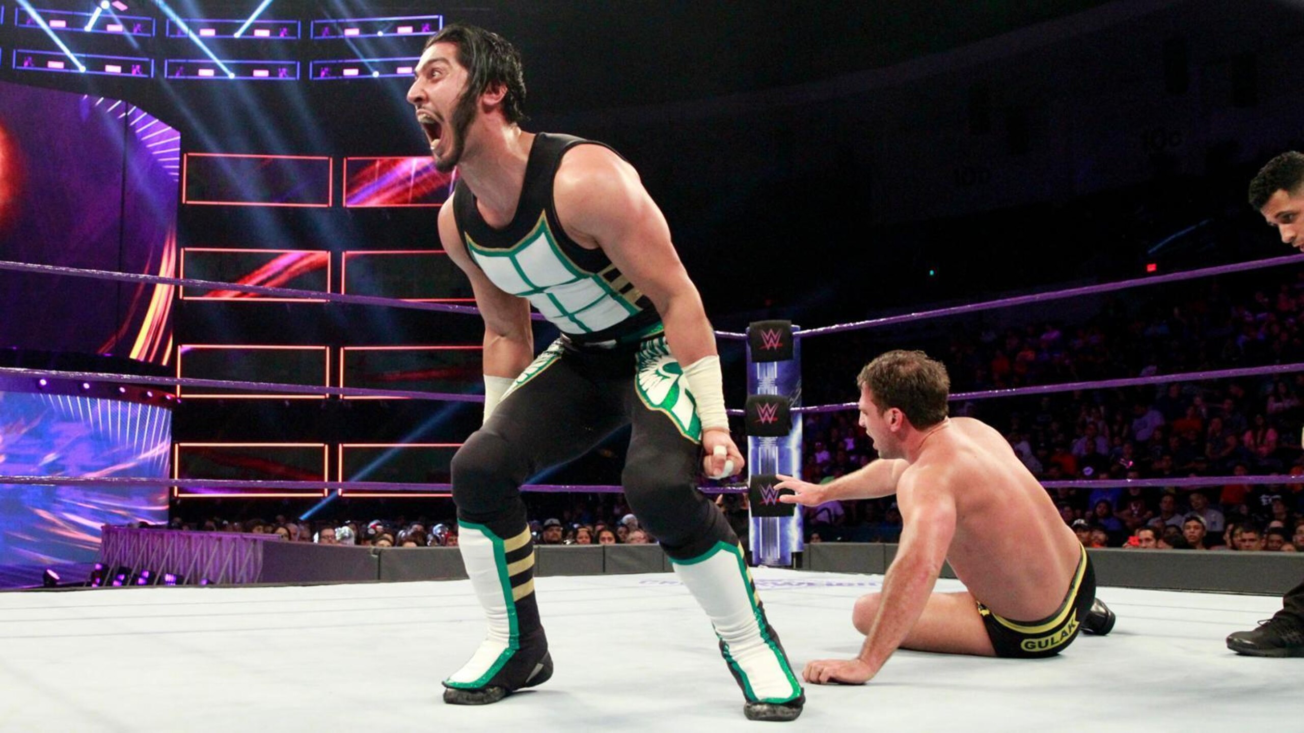 Mustafa Ali and Drew Gulak have been opponents many times.