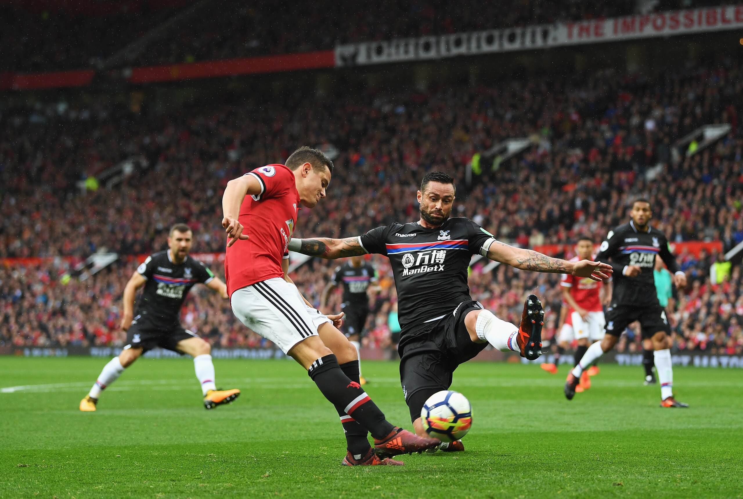 Herrera in Premier League action against Crystal Palace. Herrera in Premier League action against Crystal Palace.