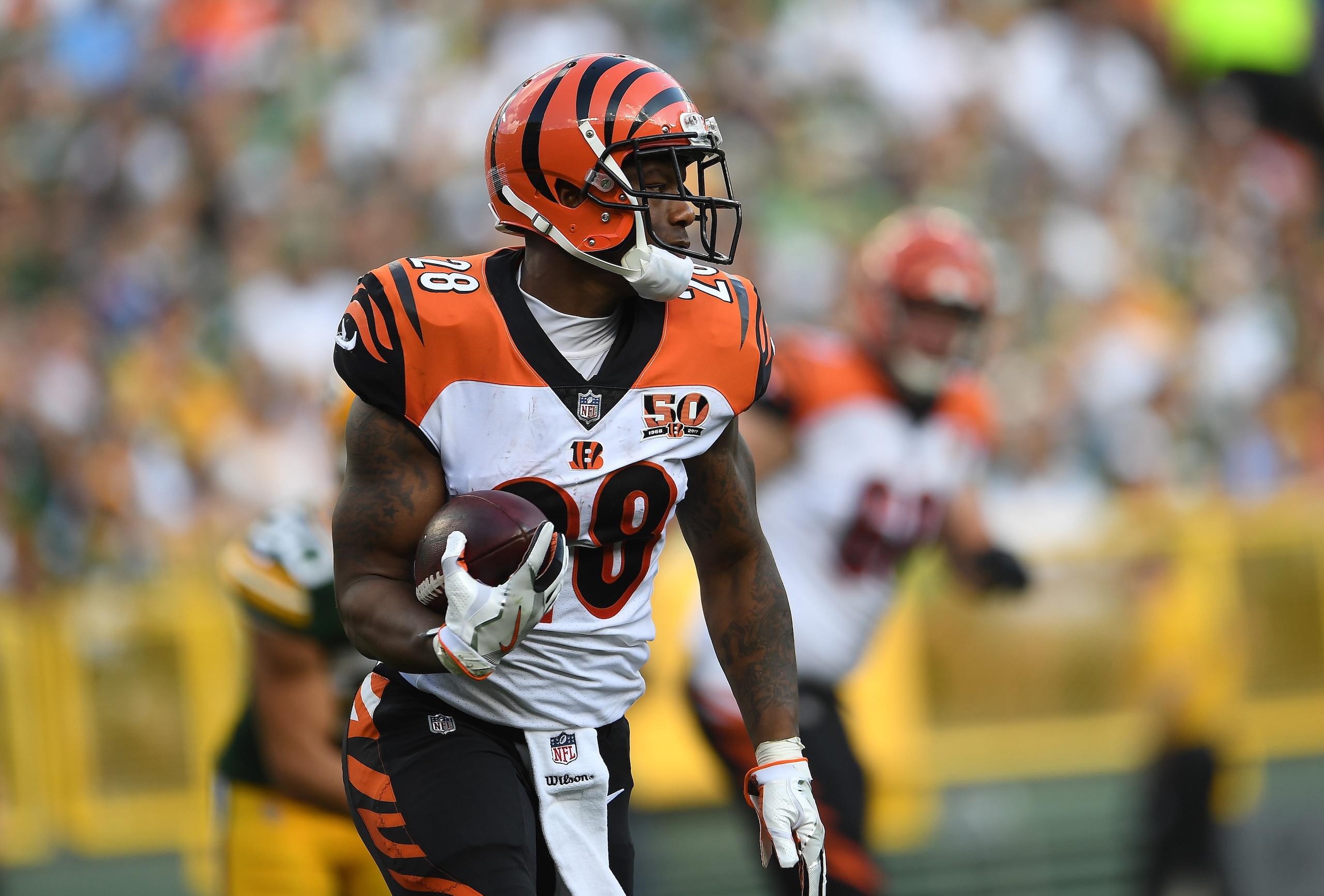 Joe Mixon is getting the volume but isn't producing.