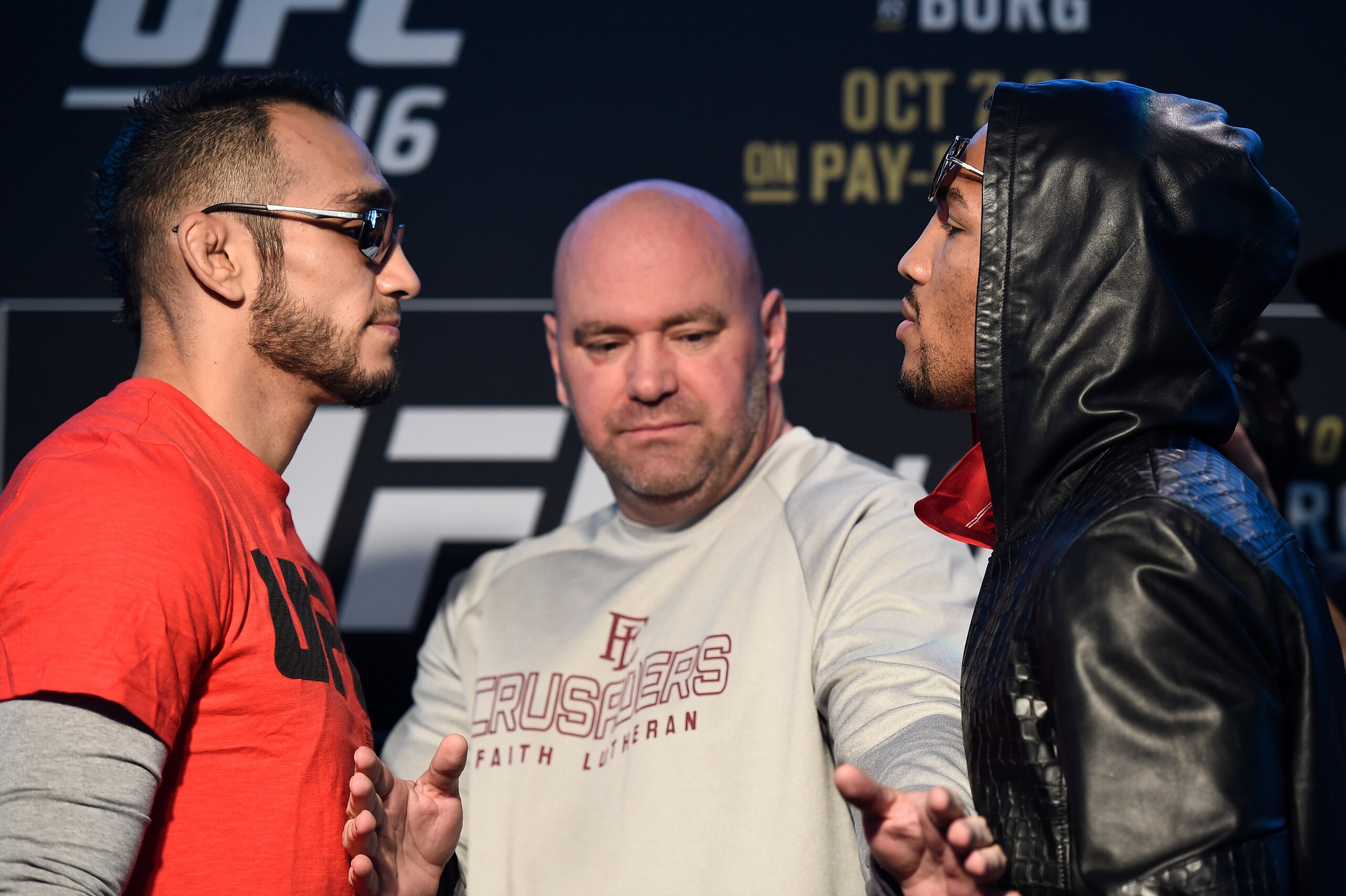 Tony Ferguson (left) and Kevin Lee (right)