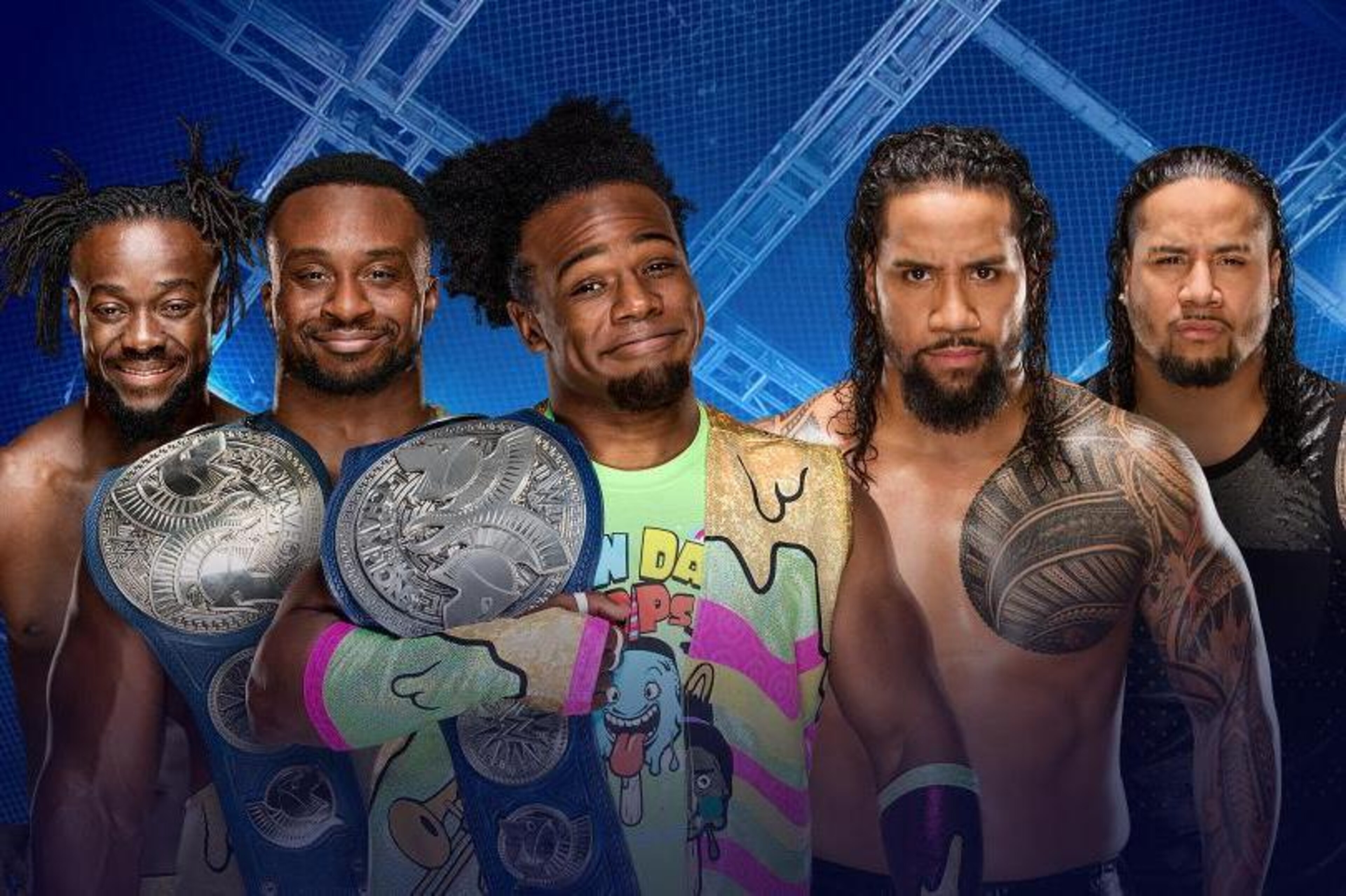 The New Day and The Usos will compete in one of two Hell in a Cell matches on Sunday.