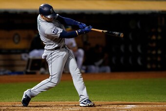 Following a strong finish to 2017, Mike Zunino could challenge Gary Sanchez for the most home runs hit by a catcher next year.