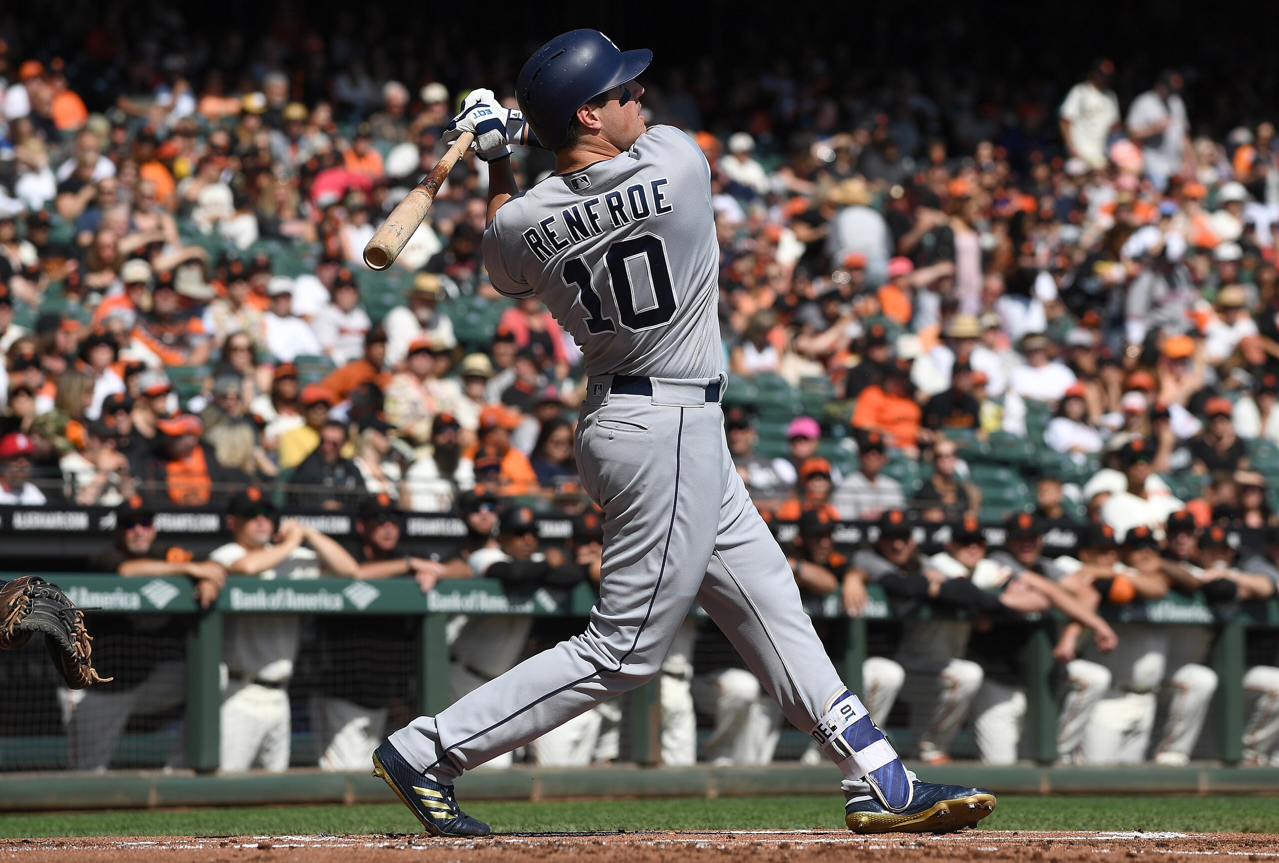 Hunter Renfroe did little besides hit for power during his rookie season.