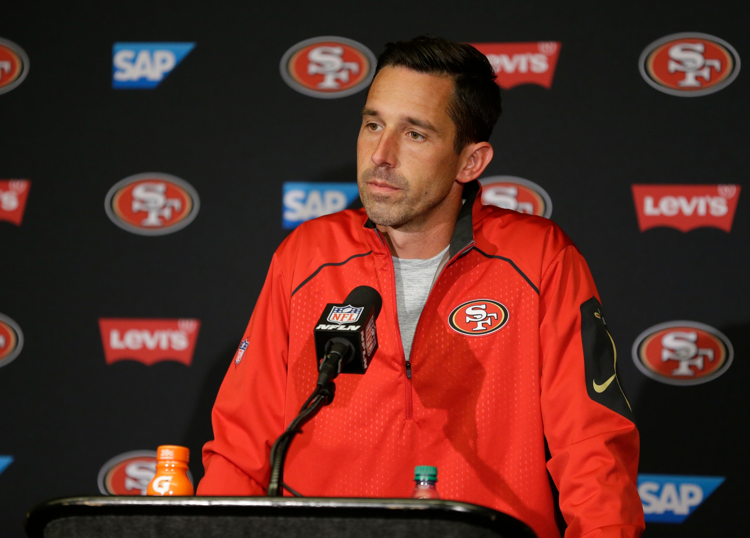 Kyle Shanahan's 49ers are still in search of their first win.