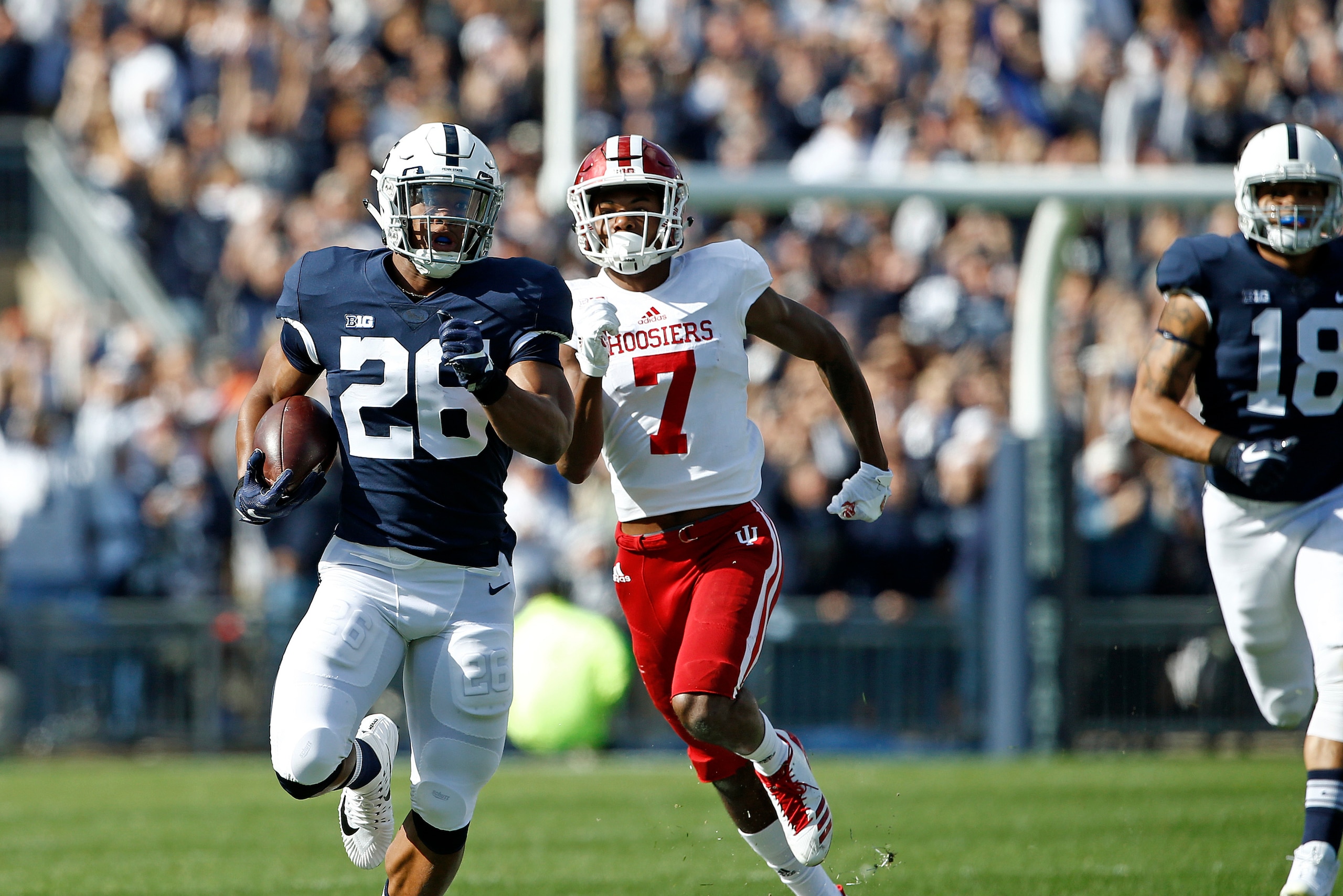 Saquon Barkley has emerged as one of the nation's top overall players as a junior.