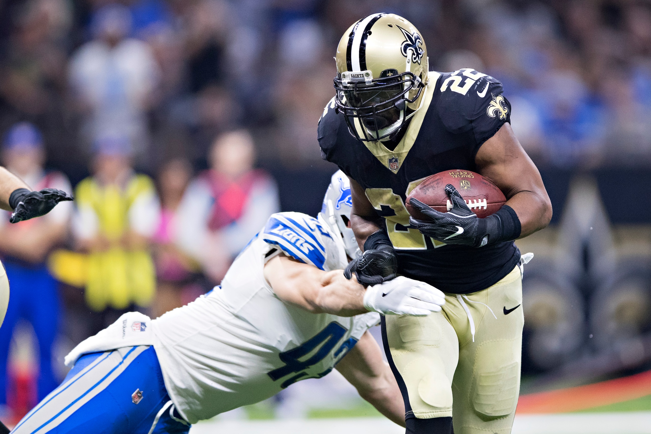 Mark Ingram had his best game of the season without Adrian Peterson.