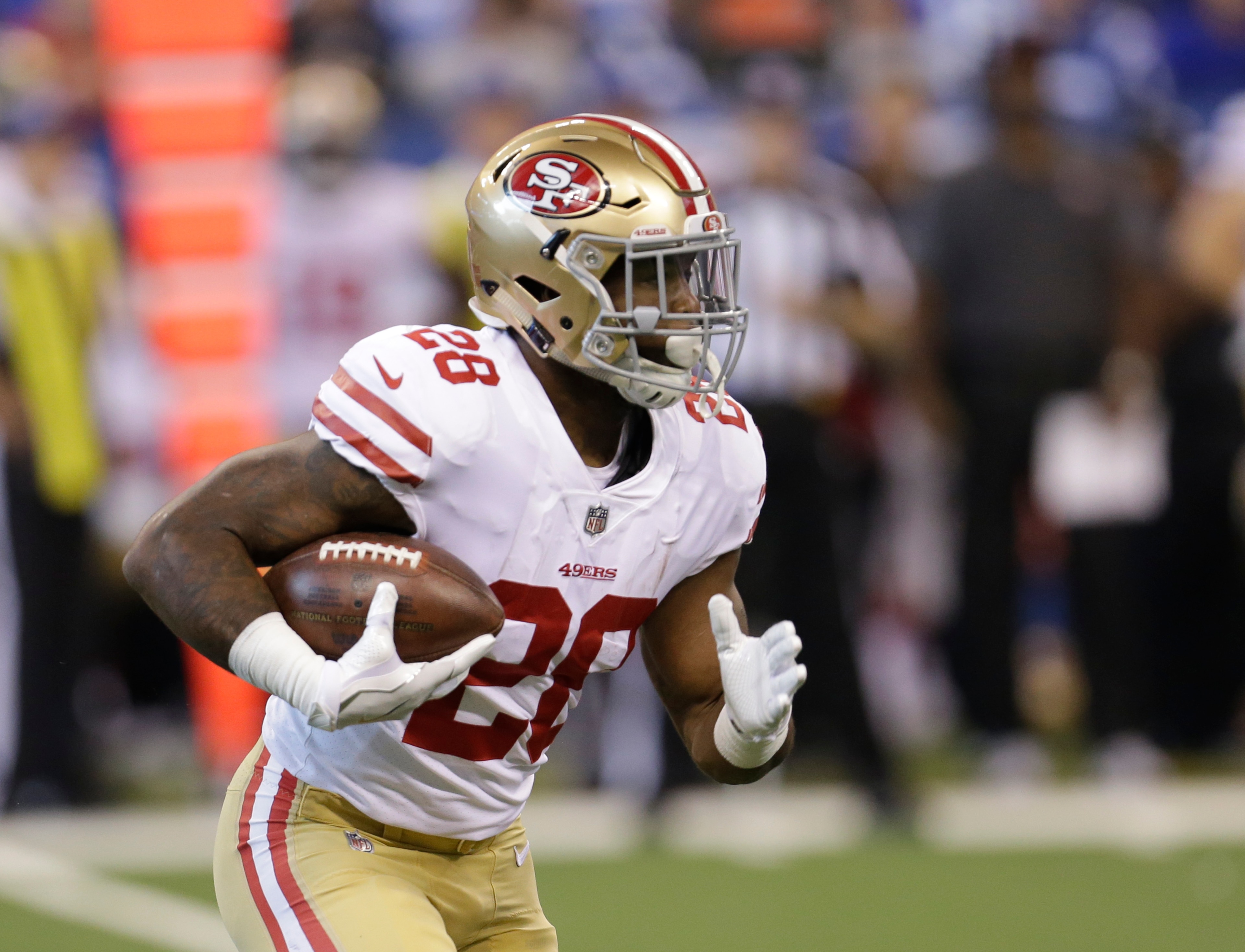 Carlos Hyde is still the man in San Francisco. Carlos Hyde is still the man in San Francisco.