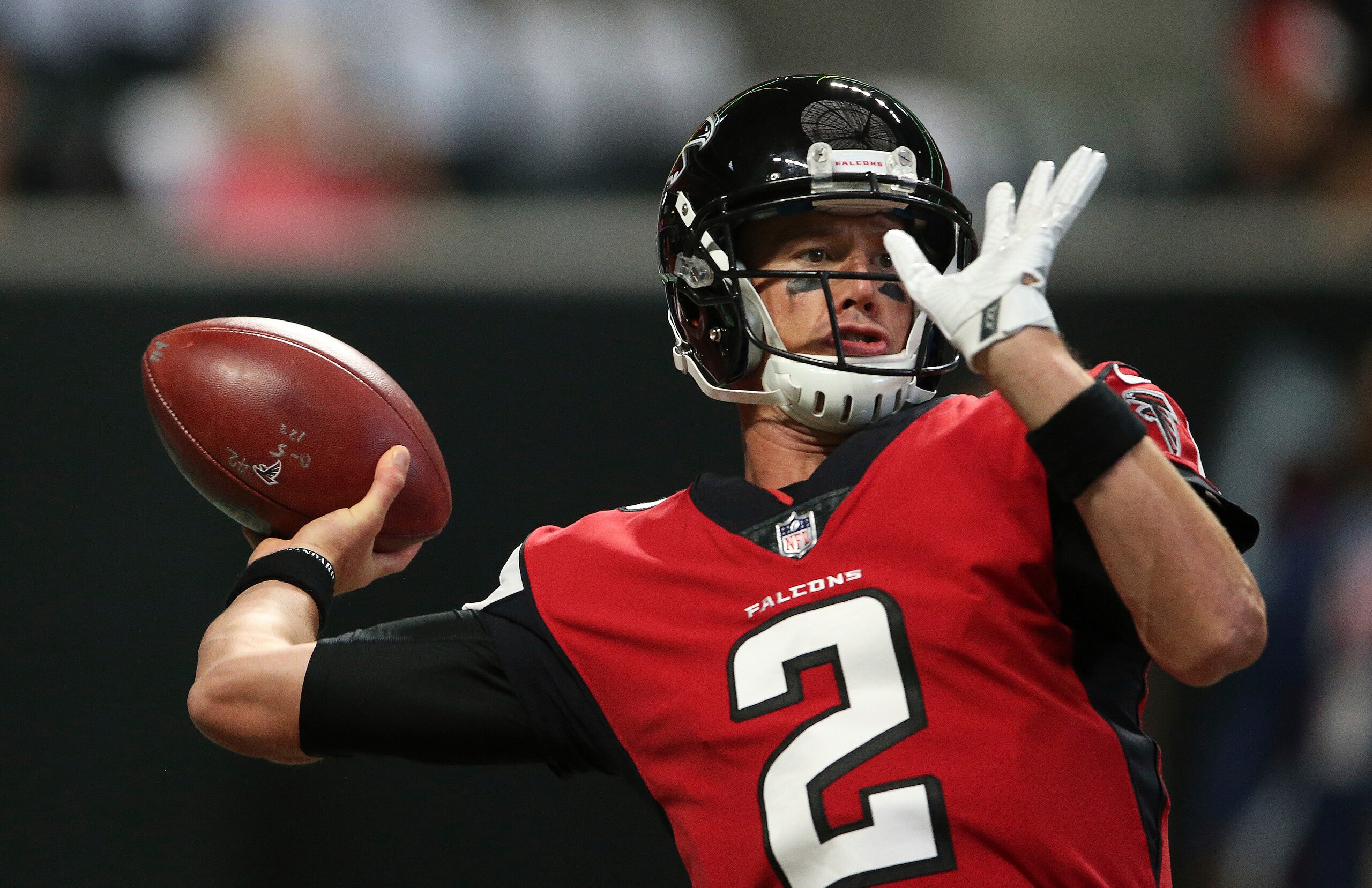 Matt Ryan has a great chance to get back on track in New England. Matt Ryan has a great chance to get back on track in New England.