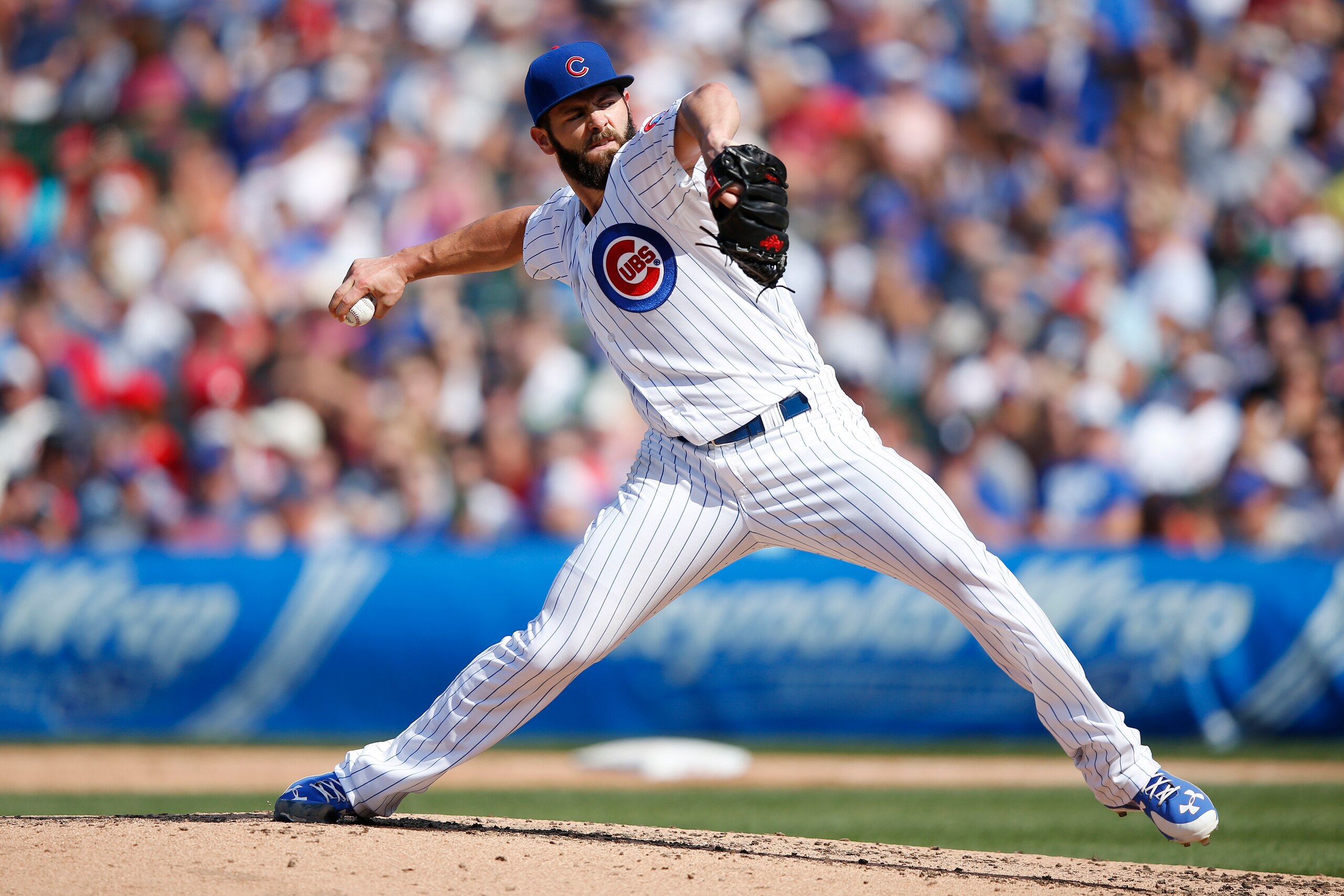 Jake Arrieta's decrease in velocity led to more home runs allowed in 2017.