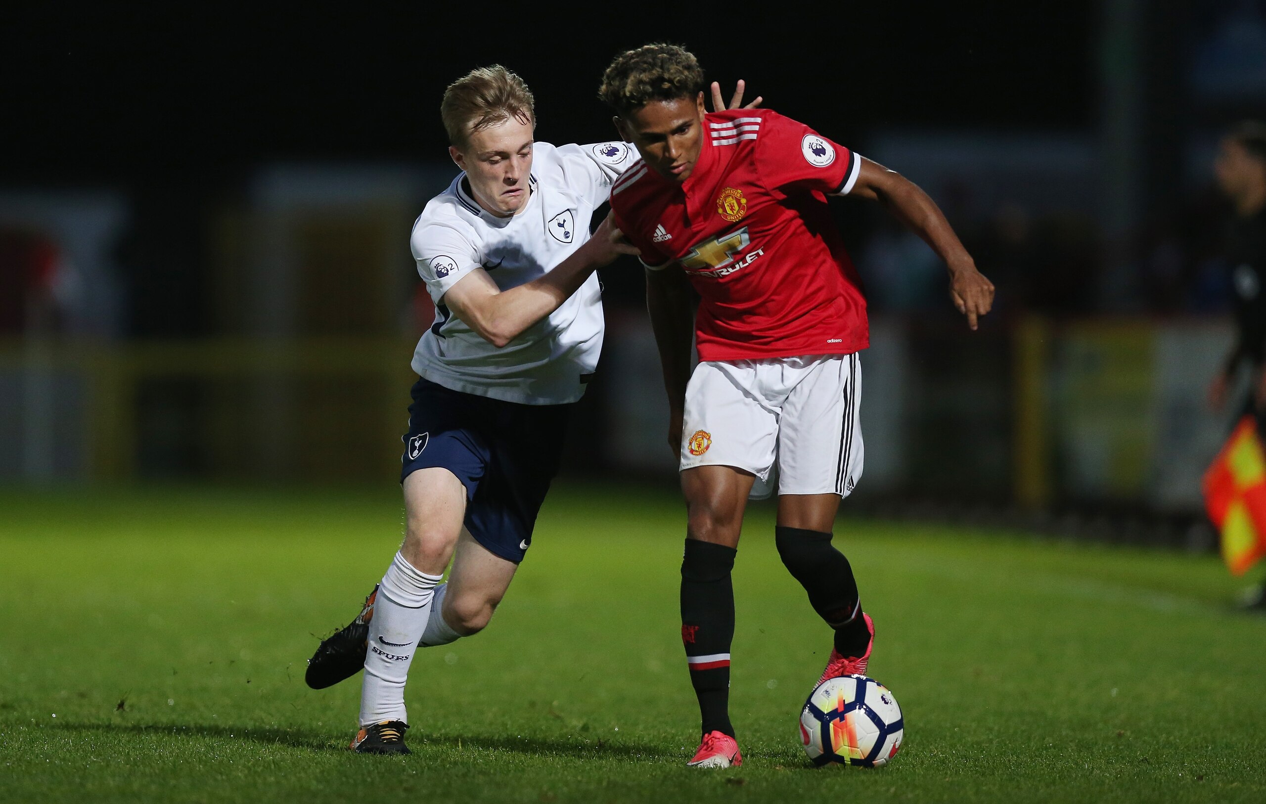 Mitchell in youth-team action.