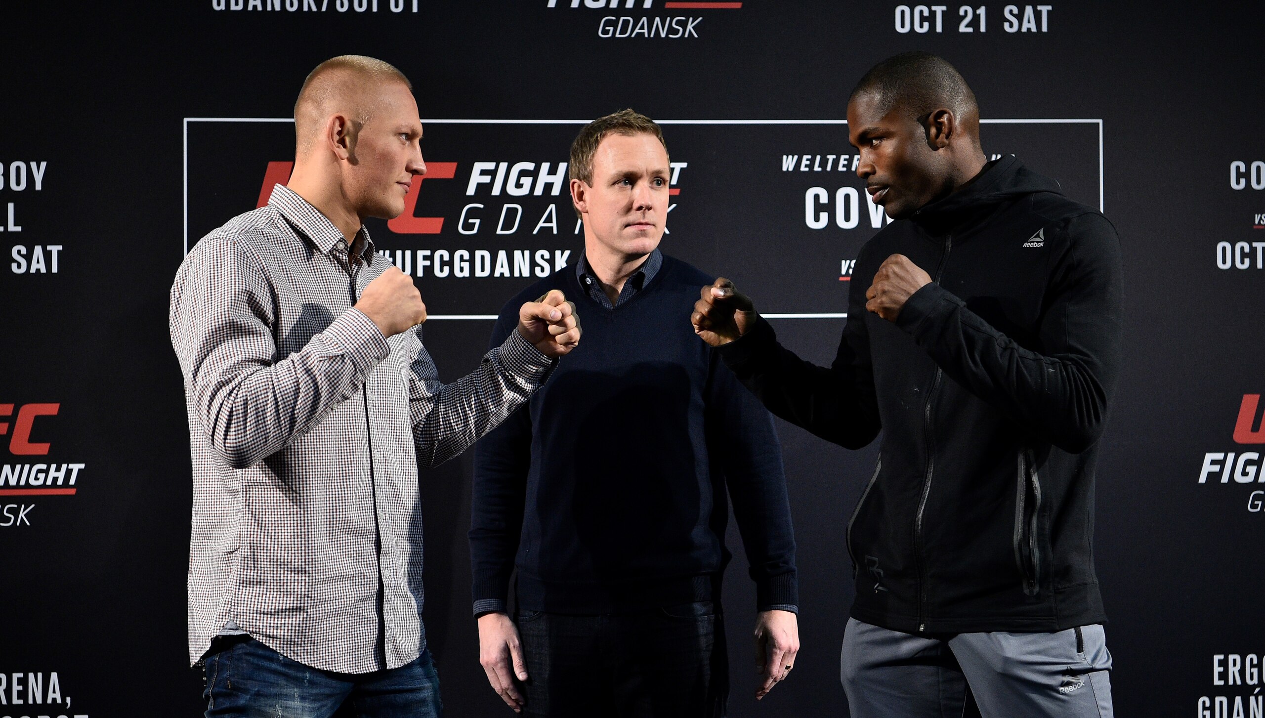 Piechota (left) and Wilson (right) square off.