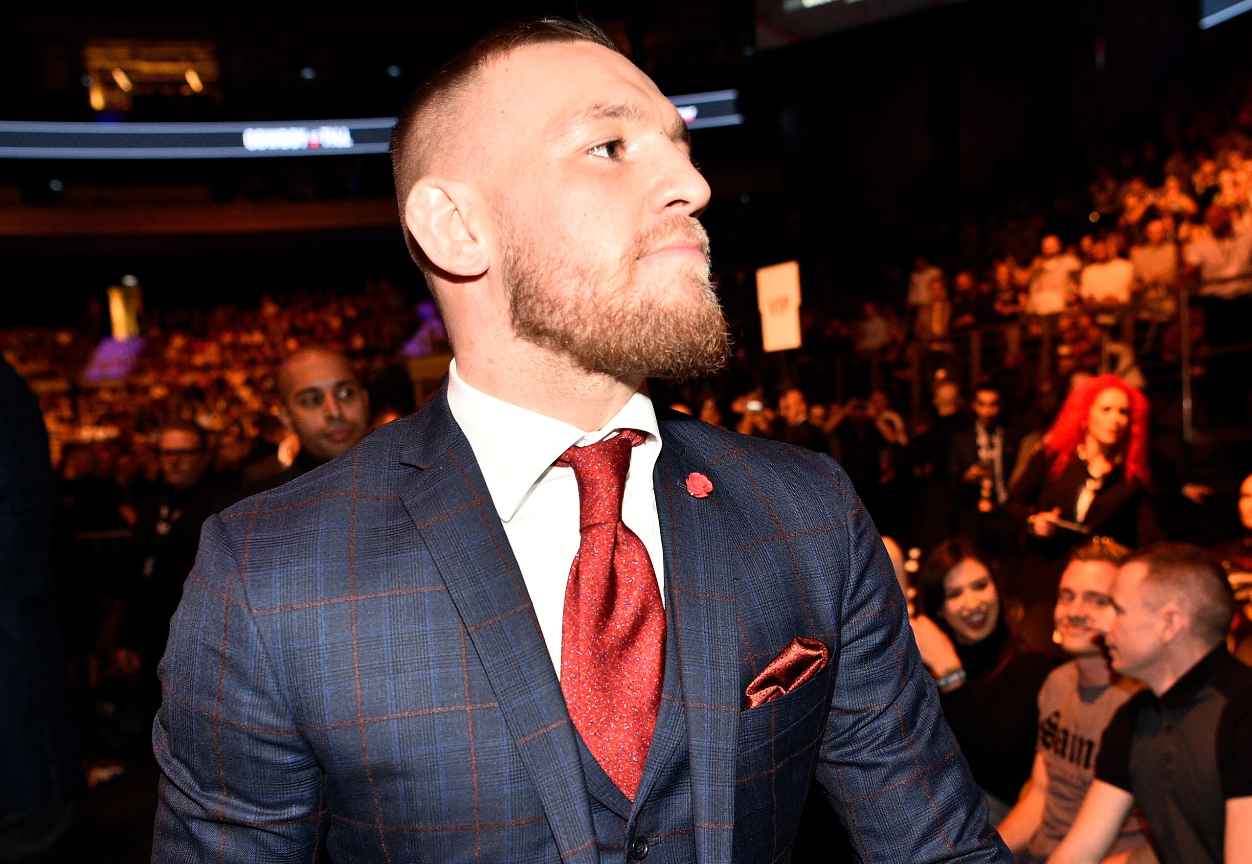 Watching Conor McGregor walk in and take a seat was the most excited the Fight Night 118 crowd had been to that point.