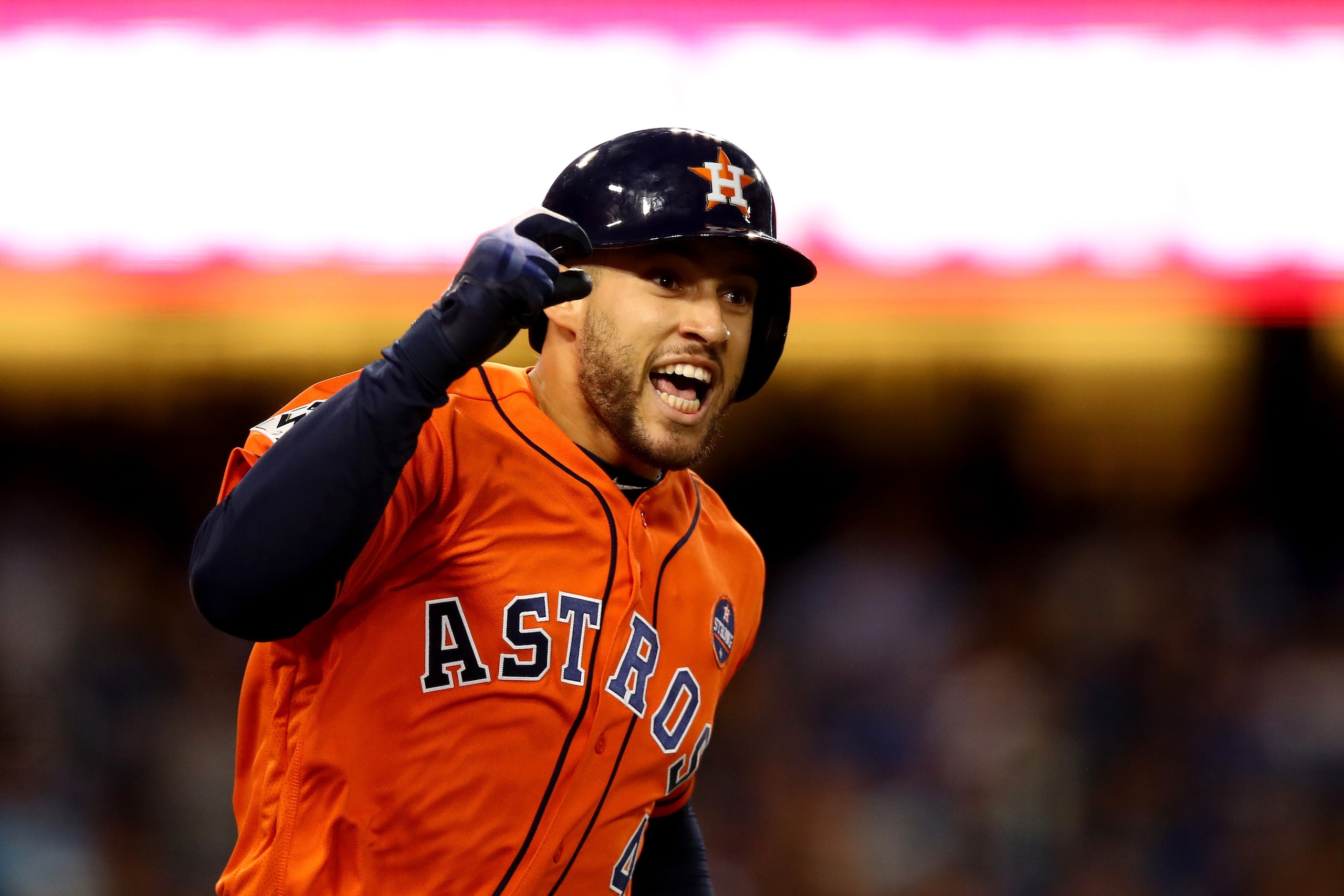 George Springer hit a home run in each of the last four World Series games.