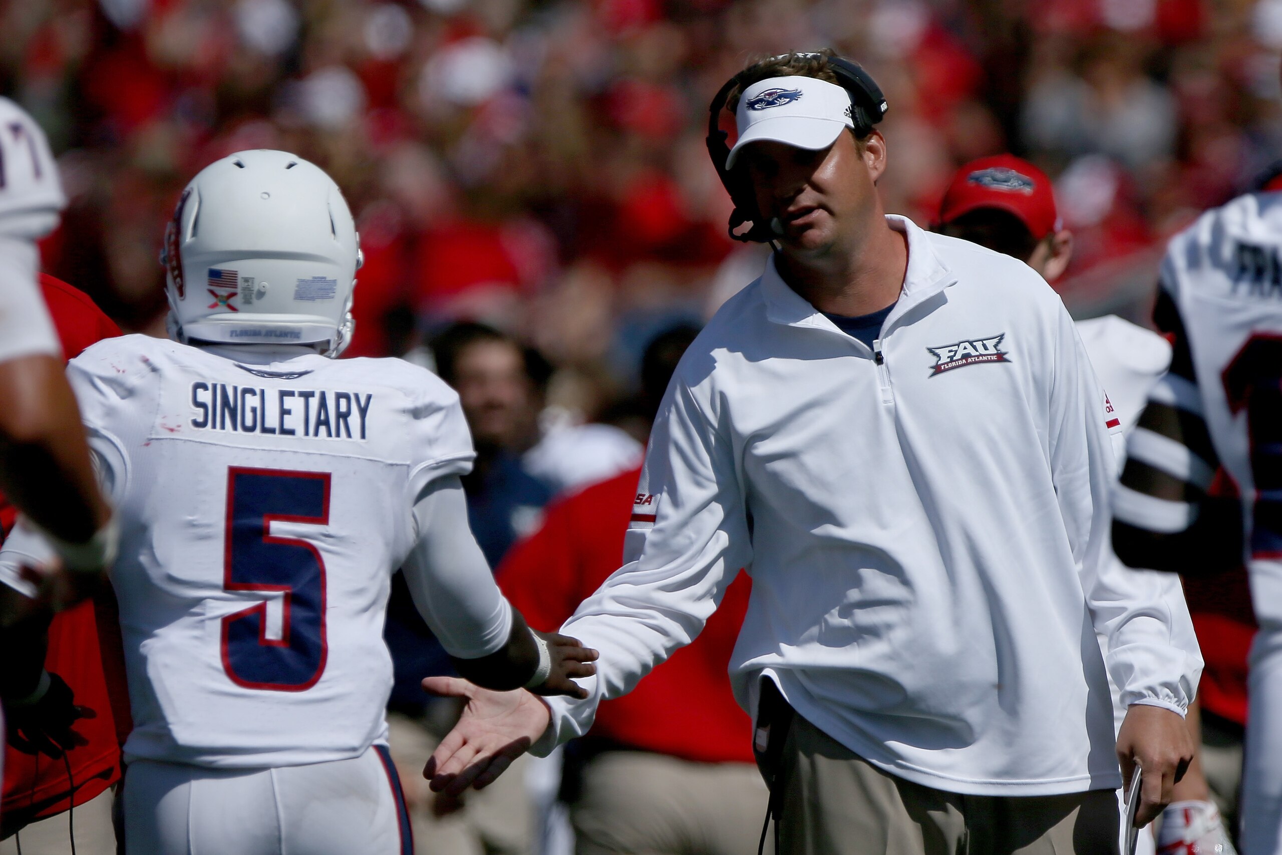 Devin Singletary and Lane Kiffin
