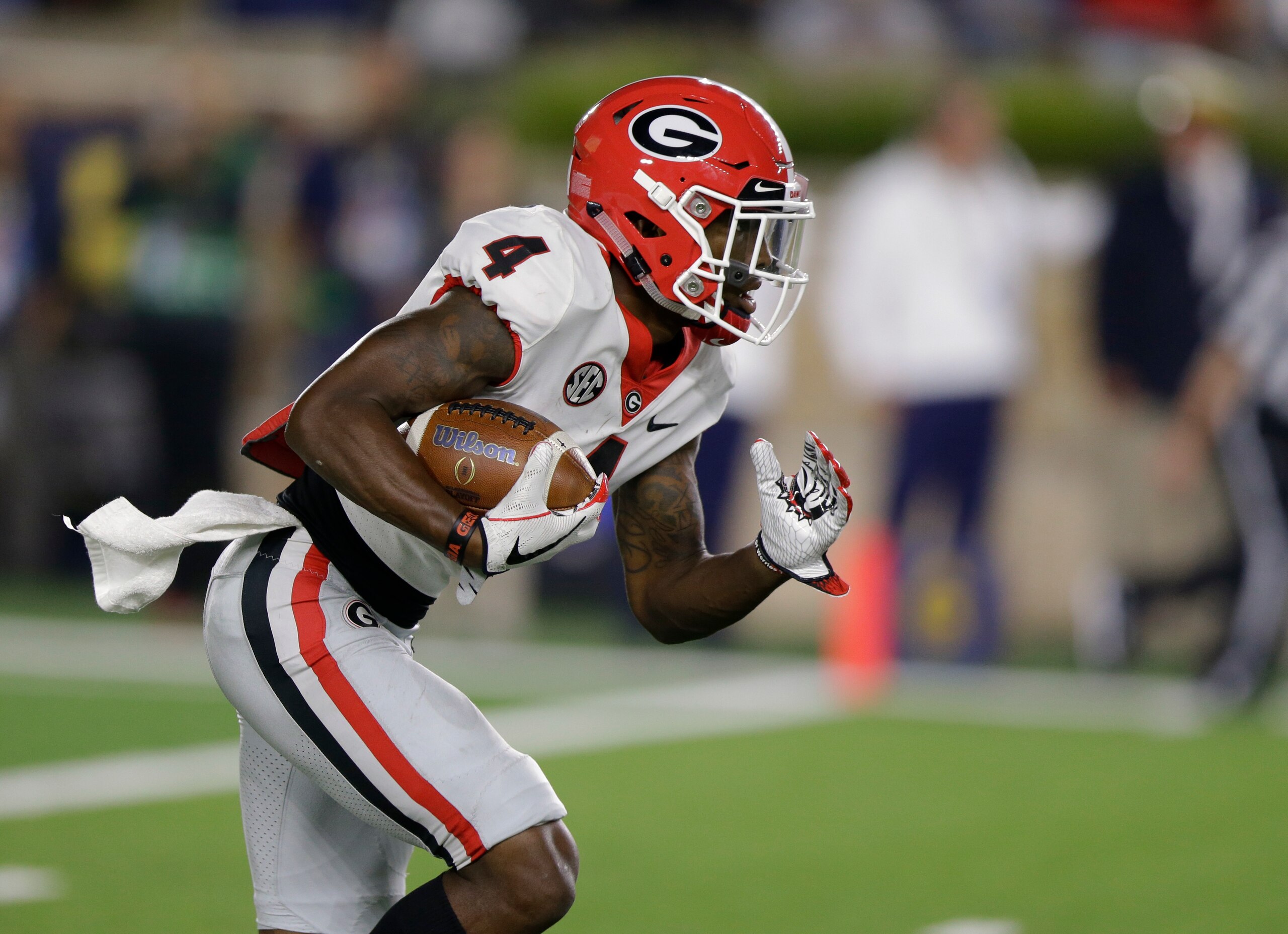 Mecole Hardman has flashed special skills in his first season as a Georgia receiver.