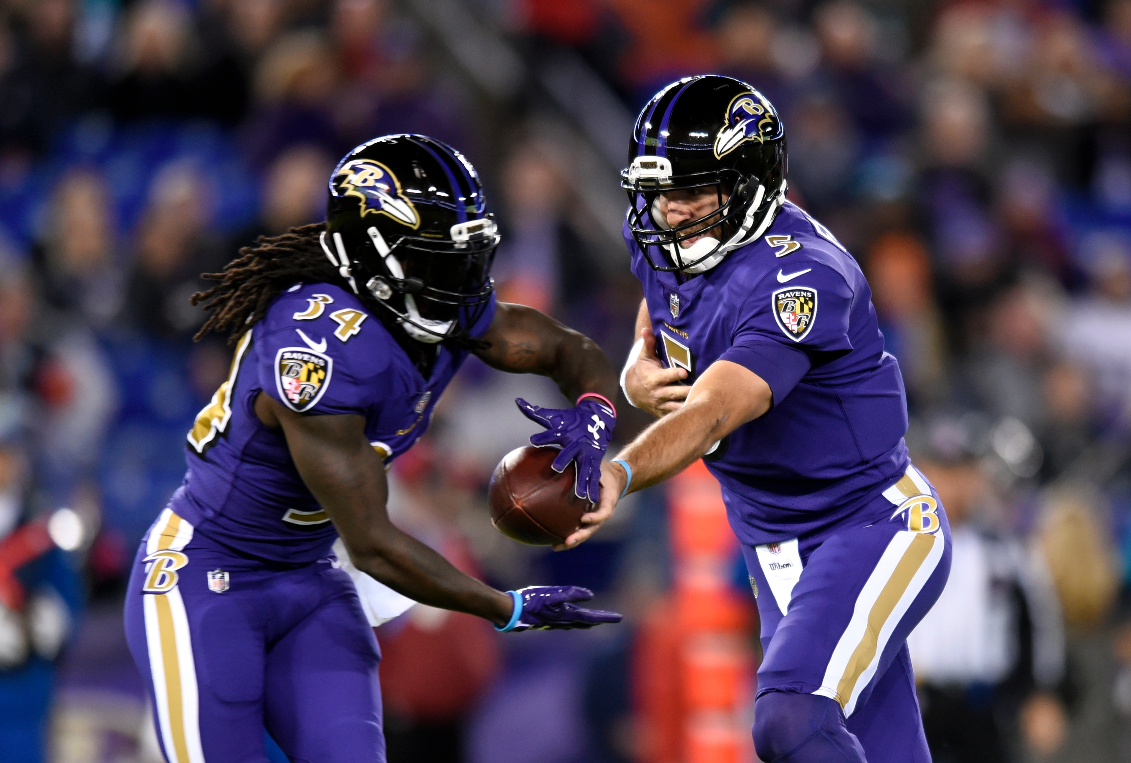 Alex Collins continues to increase his role.
