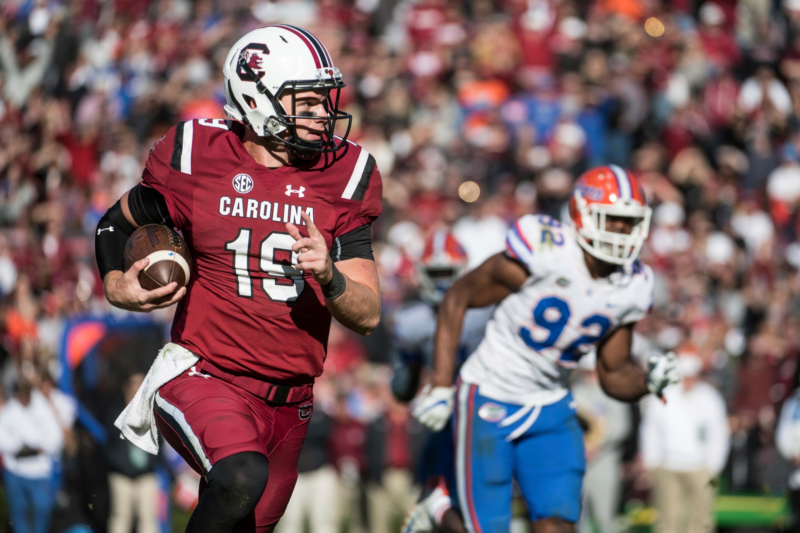 Jake Bentley and South Carolina have shown significant improvement this fall. Jake Bentley and South Carolina have shown significant improvement this fall.