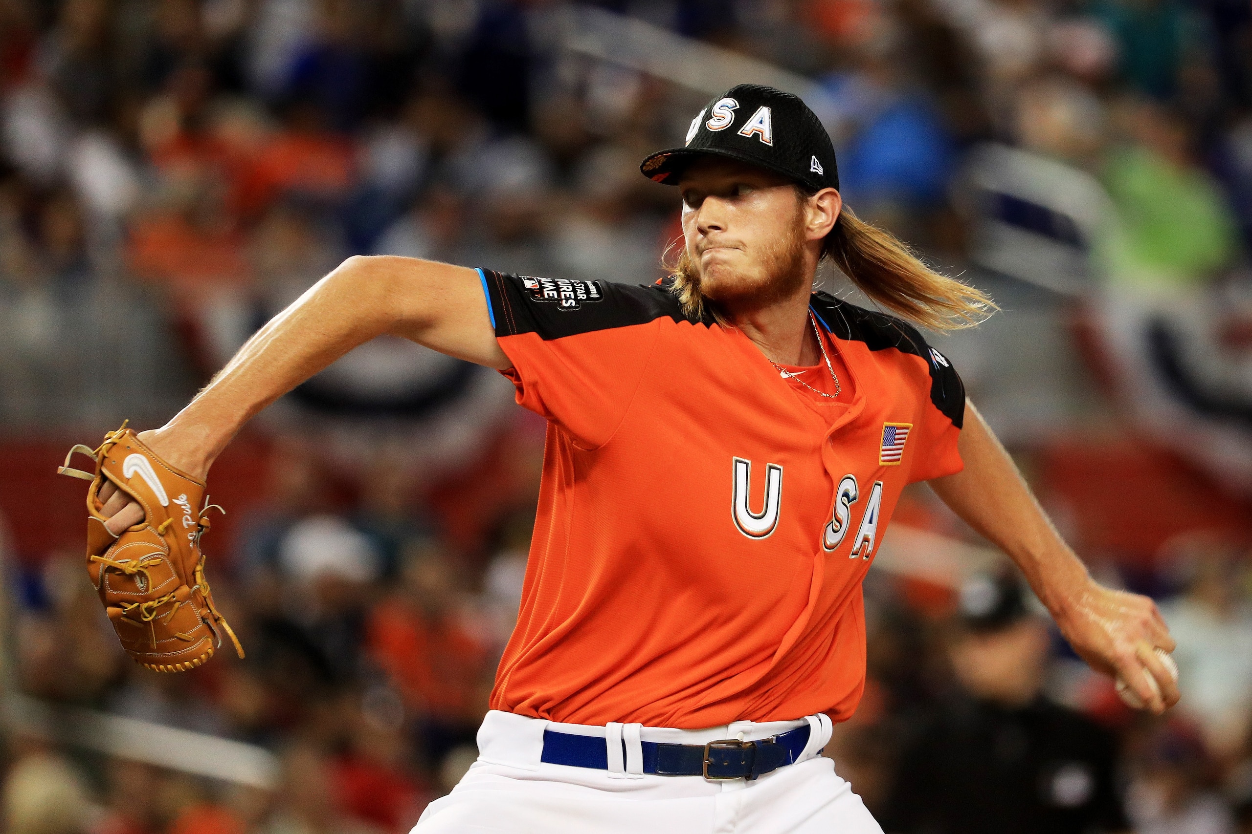 Oakland Athletics left-hander A.J. Puk.