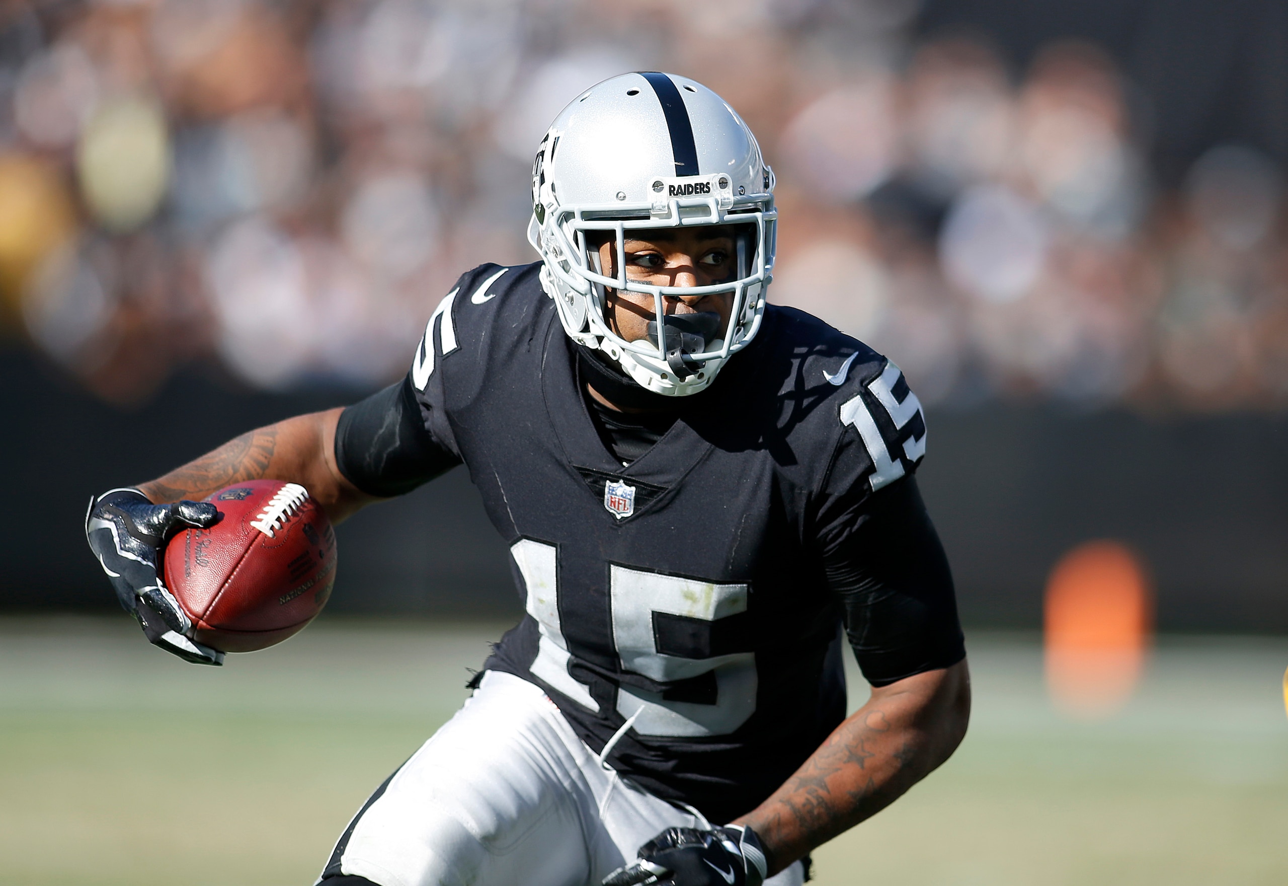 Michael Crabtree should be productive when he matches up with the Patriots. Michael Crabtree should be productive when he matches up with the Patriots.
