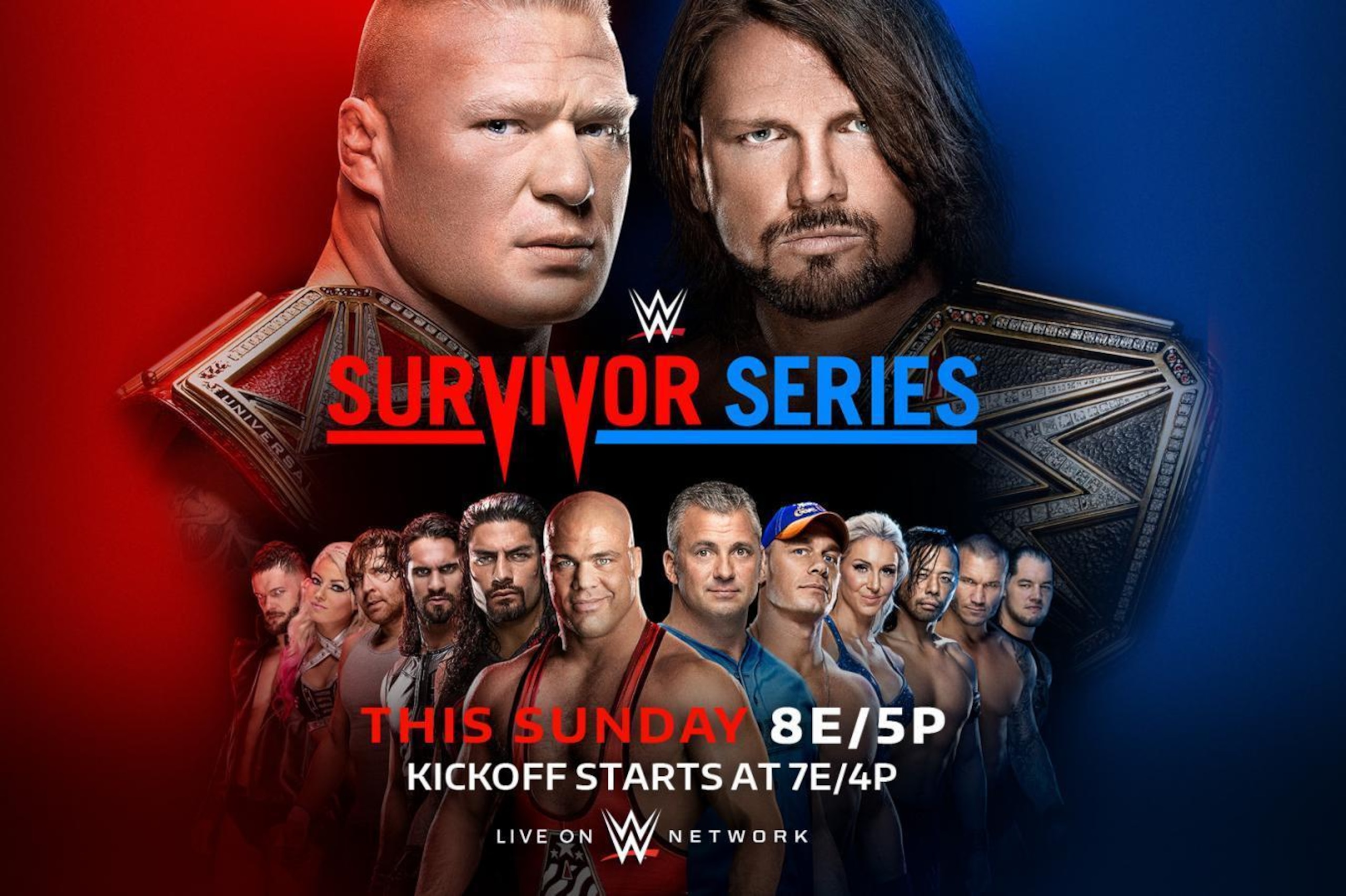 AJ Styles and Brock Lesnar will collide at Survivor Series for the first time.