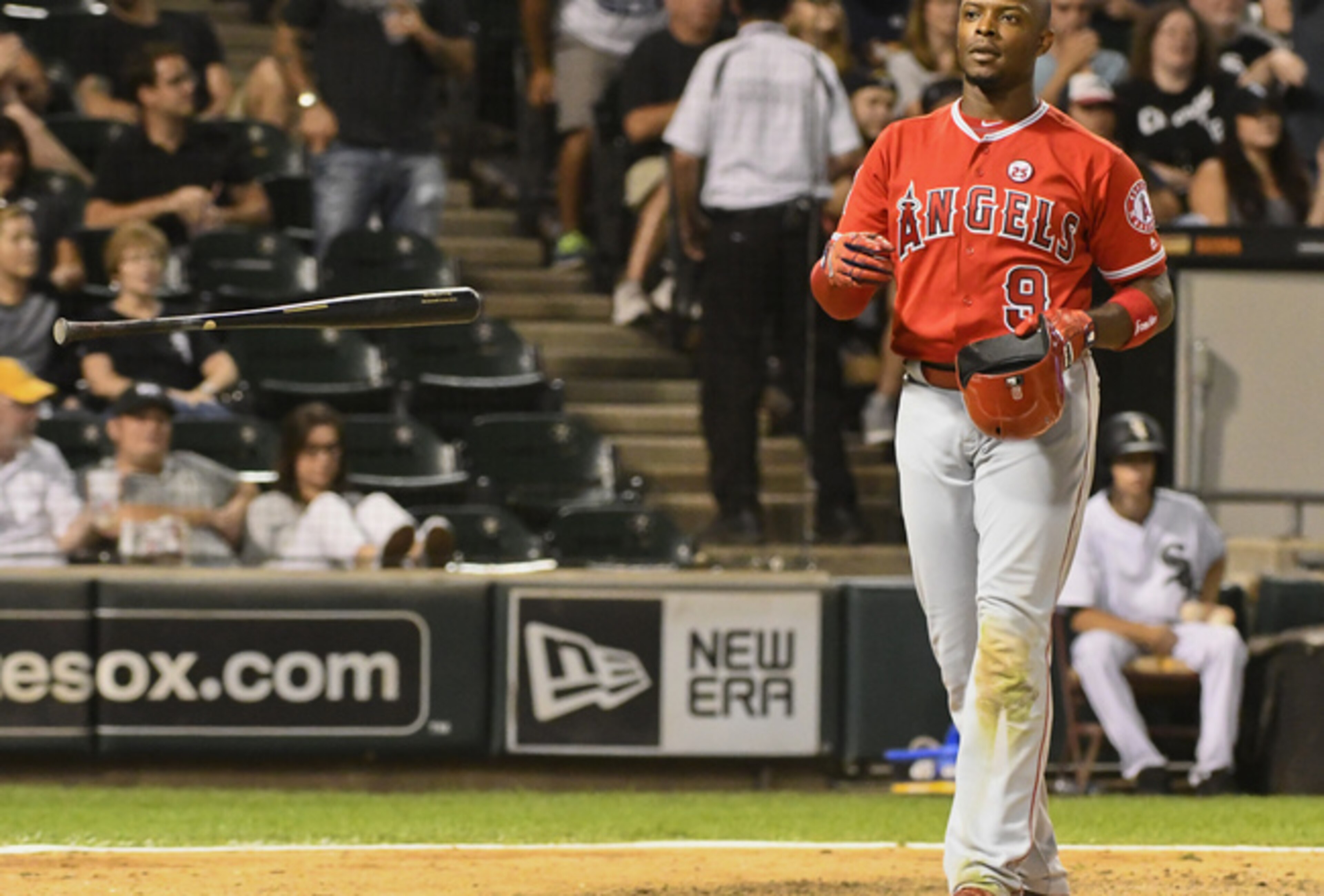 Los Angeles Angels outfielder Justin Upton Los Angeles Angels outfielder Justin Upton