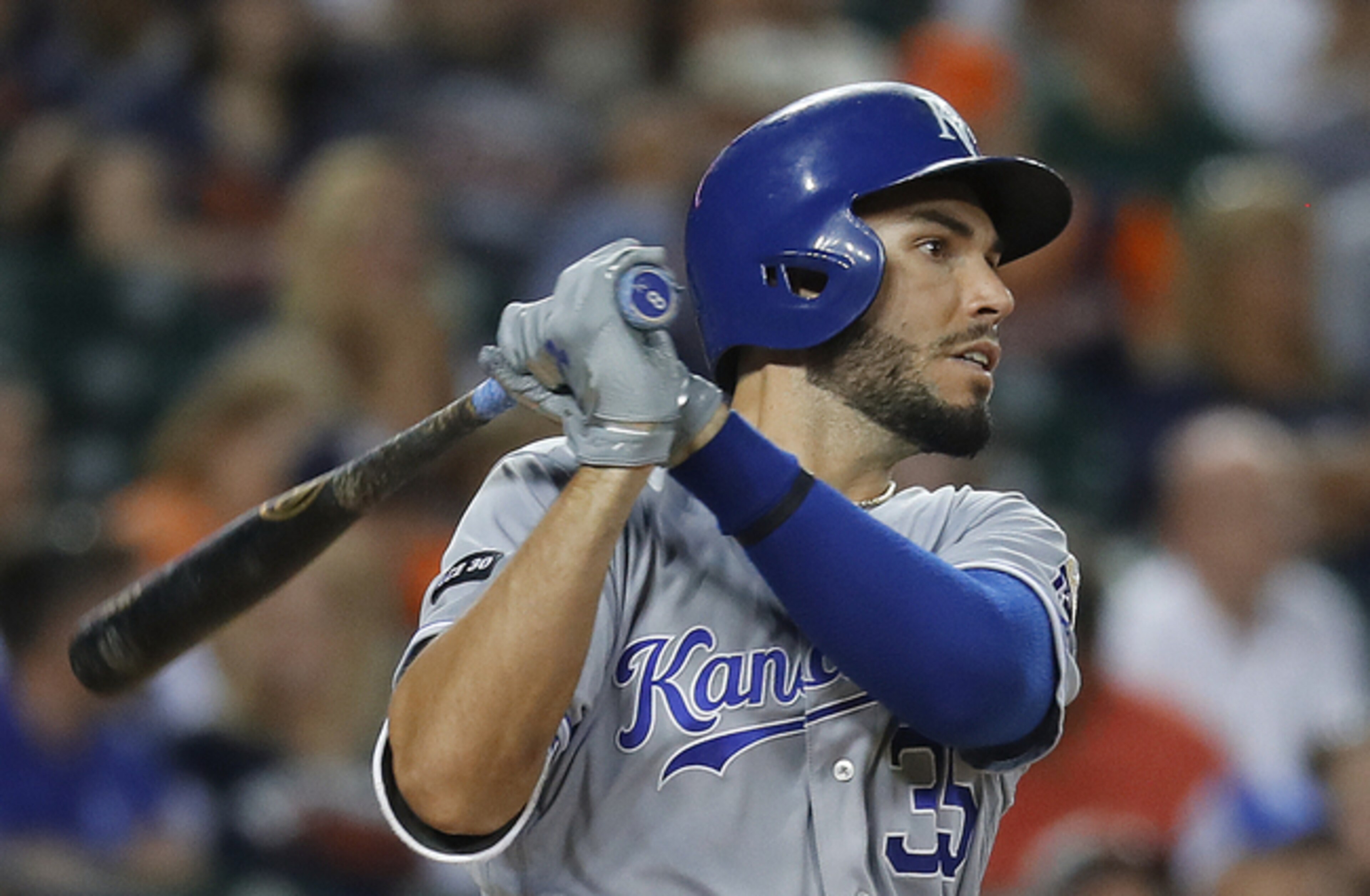 Kansas City Royals first baseman Eric Hosmer Kansas City Royals first baseman Eric Hosmer