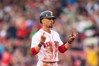 Boston Red Sox right fielder Mookie Betts