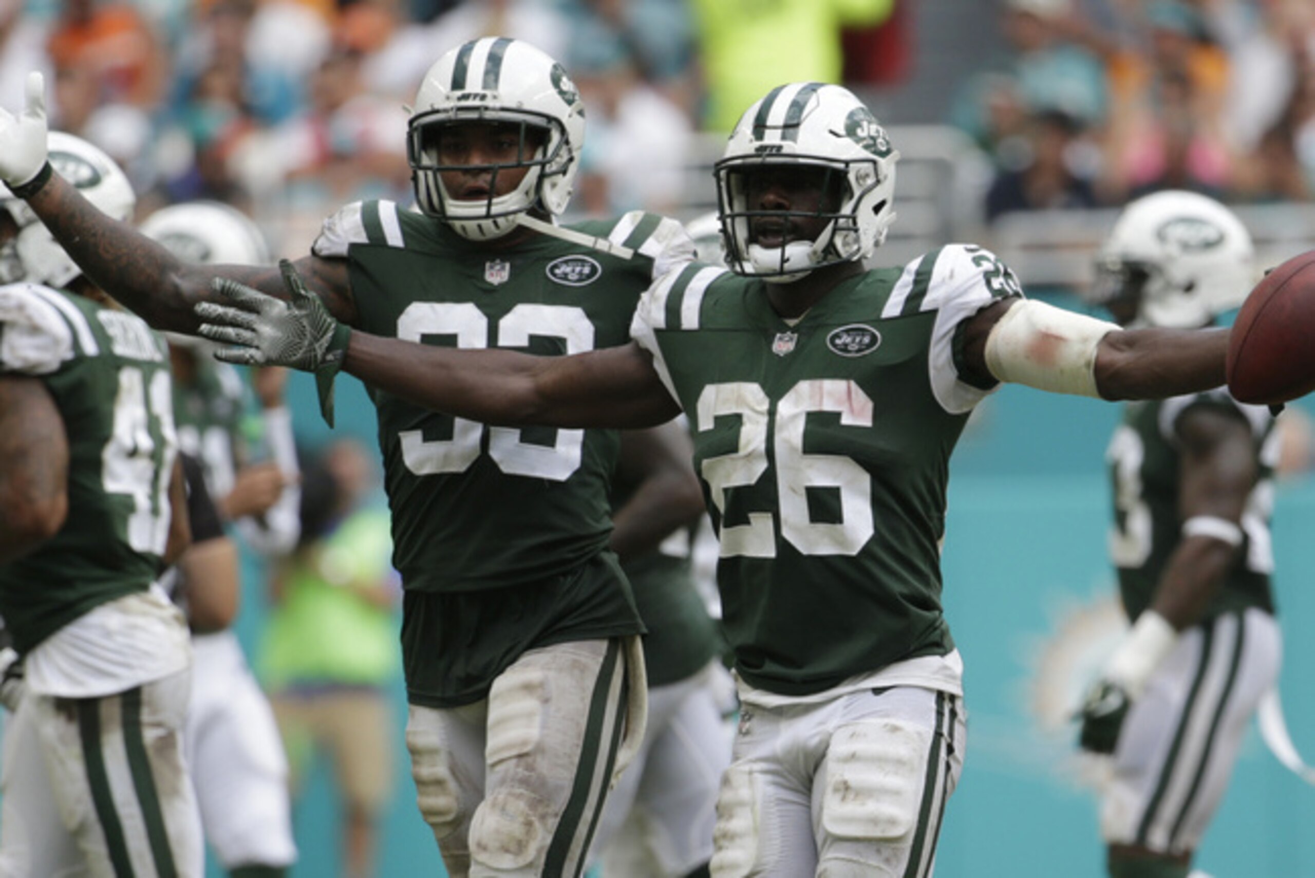 Rookies Jamal Adams and Marcus Maye have already become a nice safety duo for the Jets. Rookies Jamal Adams and Marcus Maye have already become a nice safety duo for the Jets.