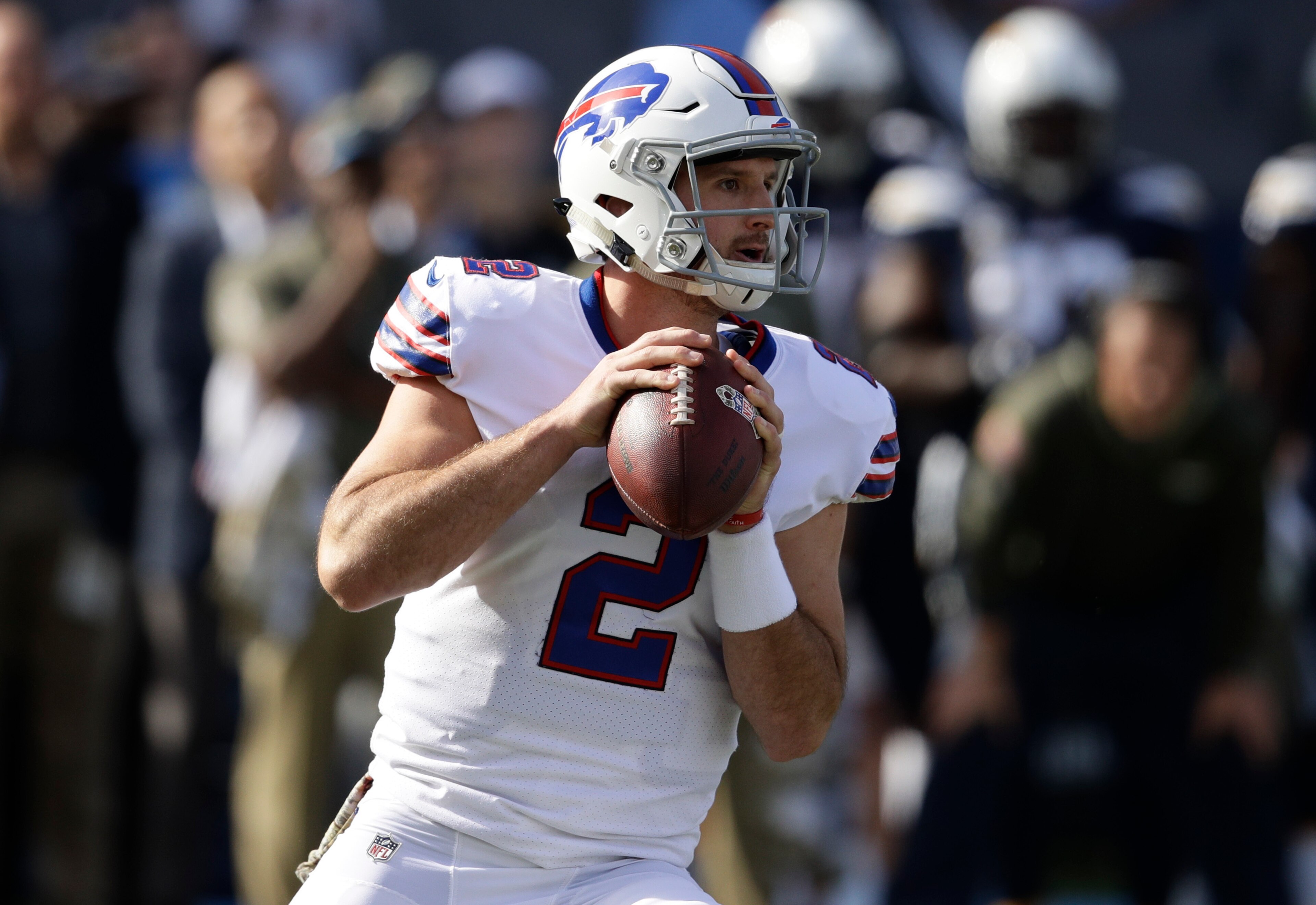 Nathan Peterman's career got off to a terrible start.