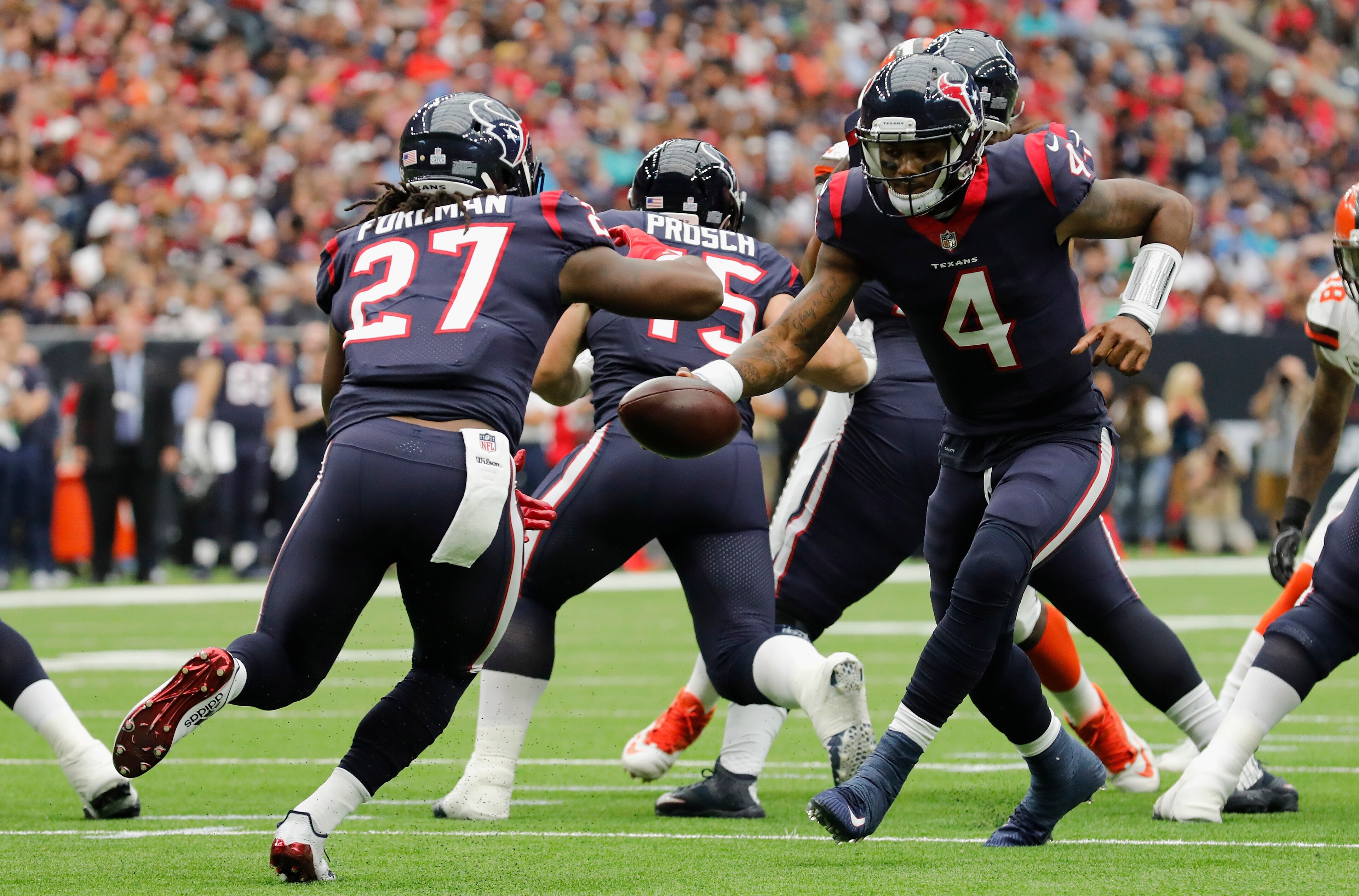 Deshaun Watson and D'Onta Foreman were performing well before going down with major injuries.
