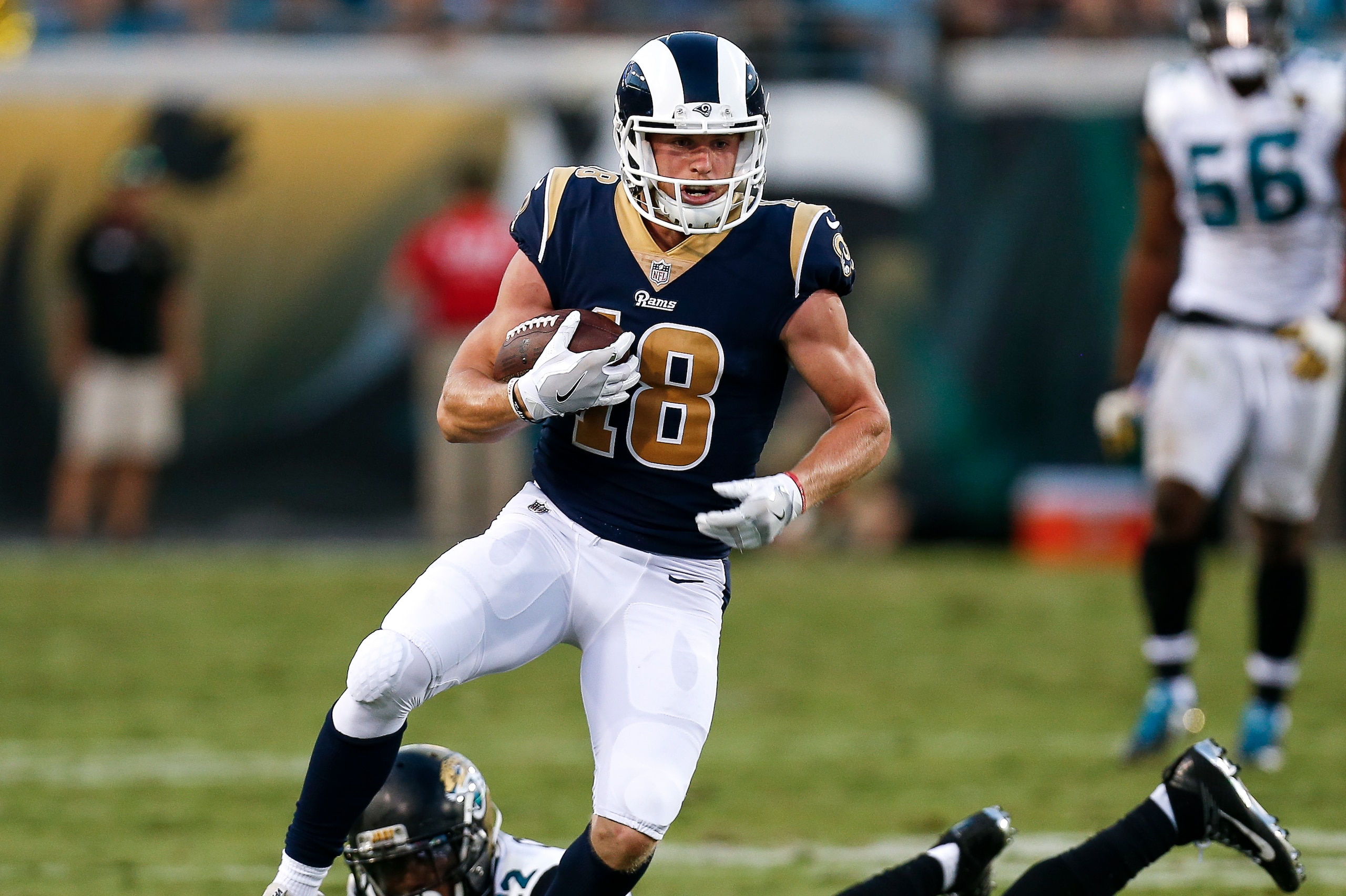 Cooper Kupp has been the most productive rookie receiver in football. Cooper Kupp has been the most productive rookie receiver in football.