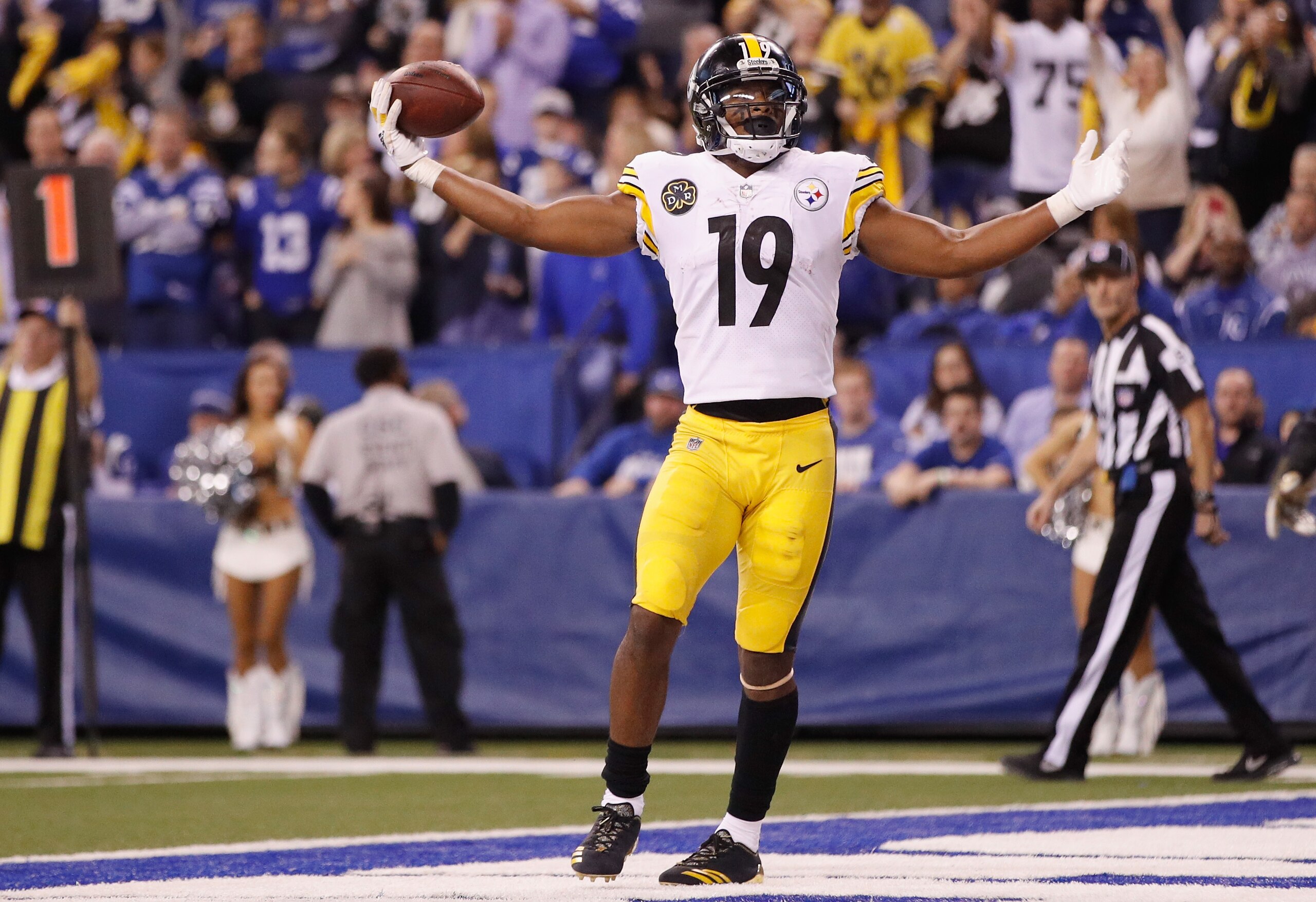 JuJu Smith-Schuster scored five touchdowns before turning 21. JuJu Smith-Schuster scored five touchdowns before turning 21.