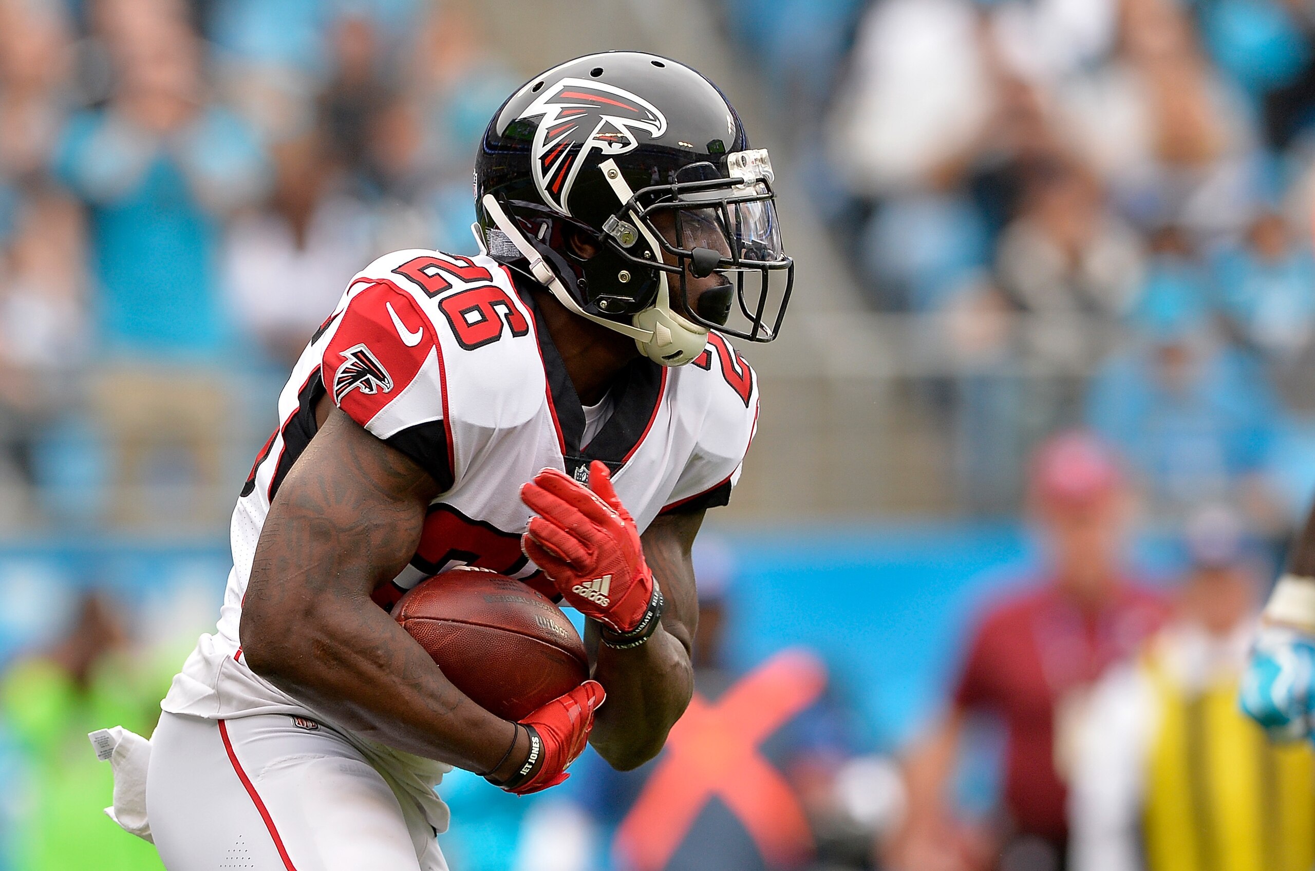 Tevin Coleman was predictably busy without Devonta Freeman.