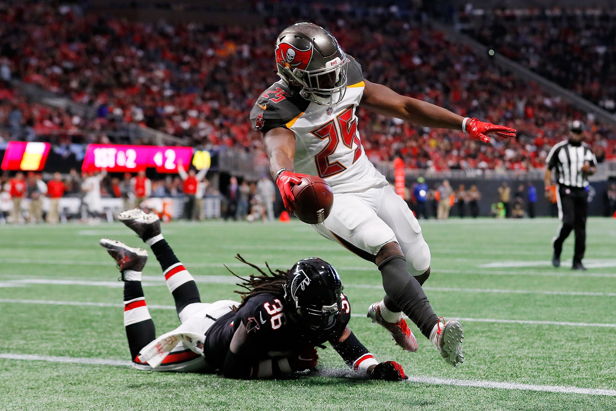 Peyton Barber scored twice in Week 12 in relief of Doug Martin.