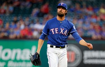 Texas Rangers left-hander Cole Hamels.