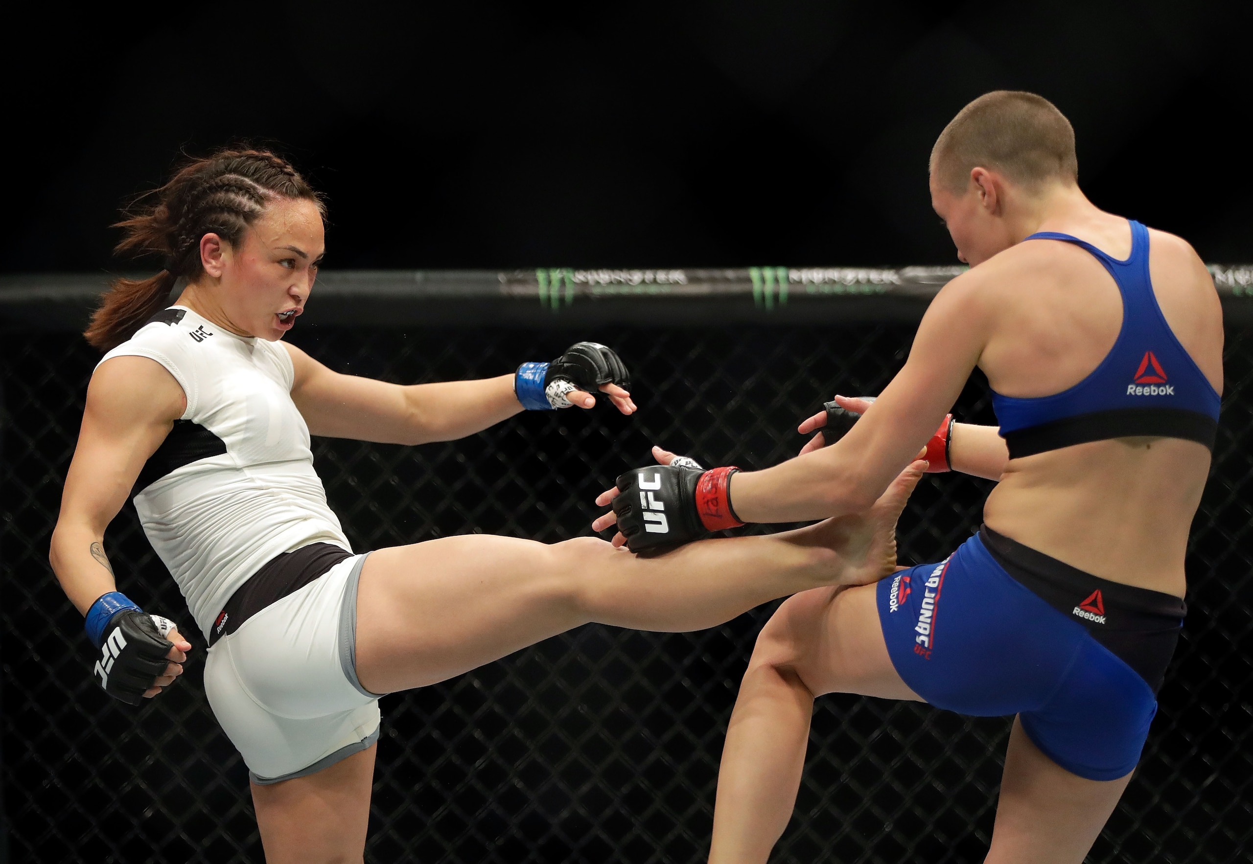 Michelle Waterson (left)