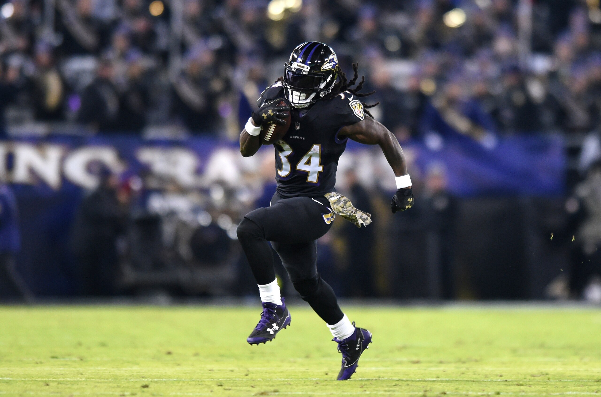 Alex Collins remains the one constant in Baltimore.