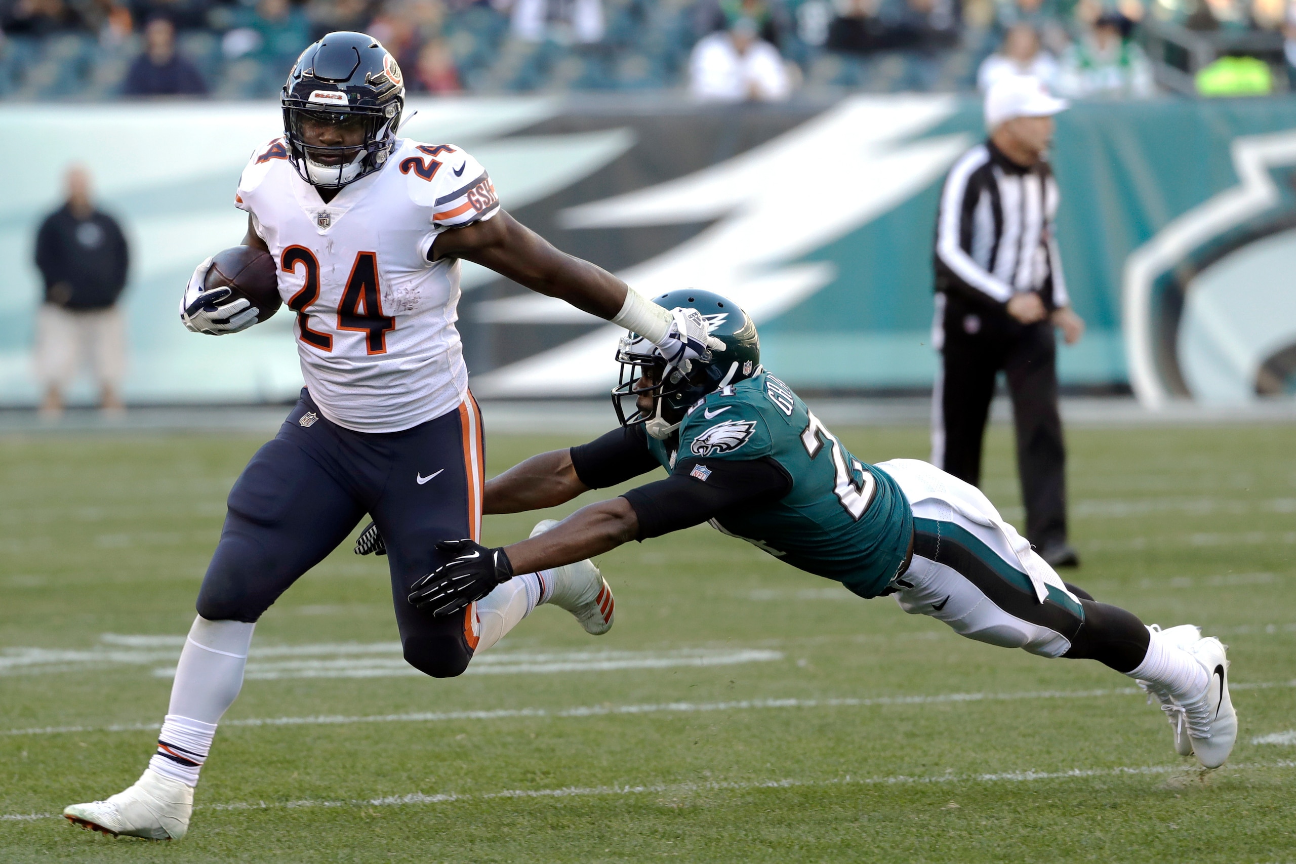 We didn't see much of Jordan Howard in Week 12.