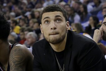 Zach LaVine, looking up. Coincidentally, the Bulls are looking up at 29 teams this week.