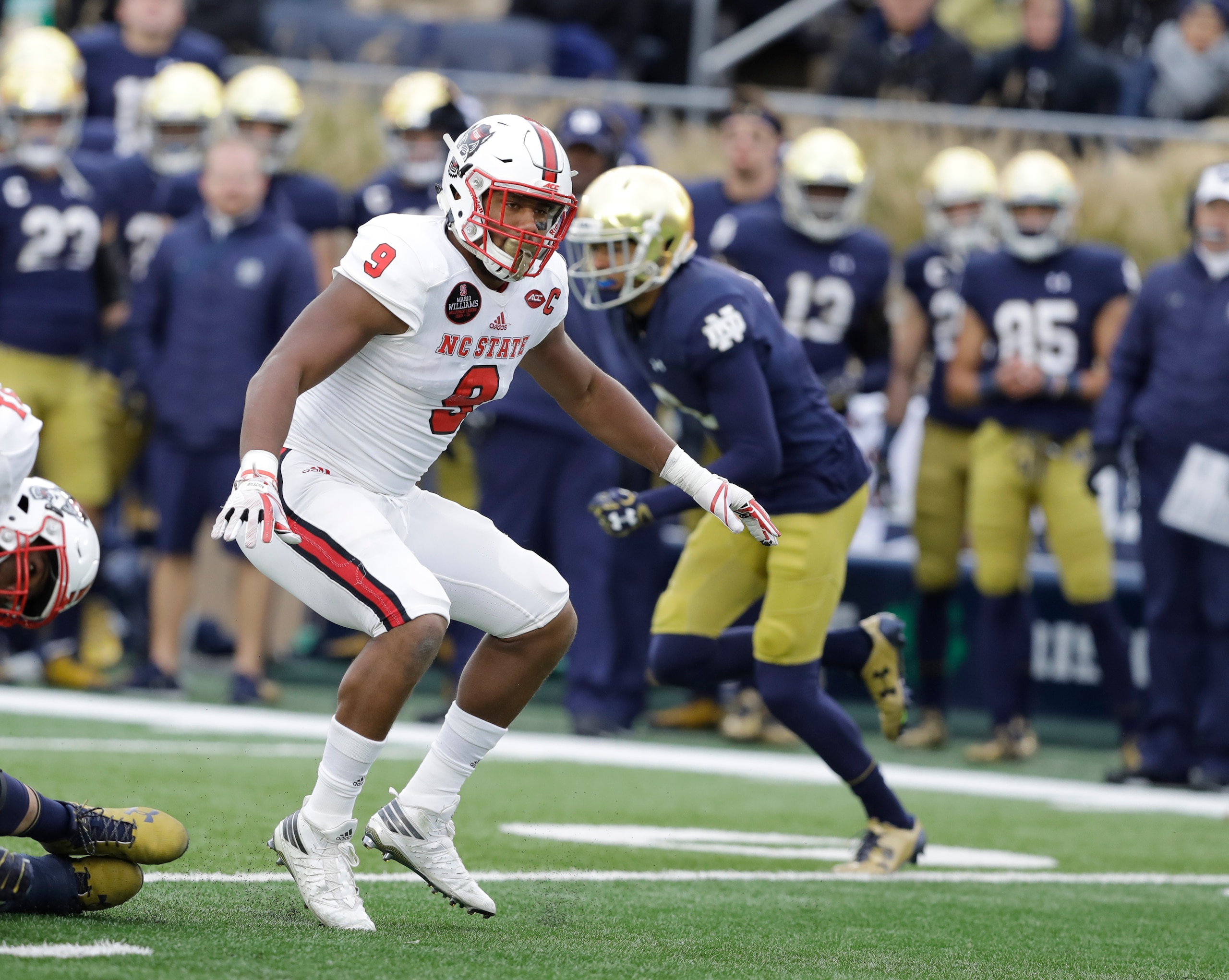 Bradley Chubb had a monster senior season on NC State's defensive line. Bradley Chubb had a monster senior season on NC State's defensive line.