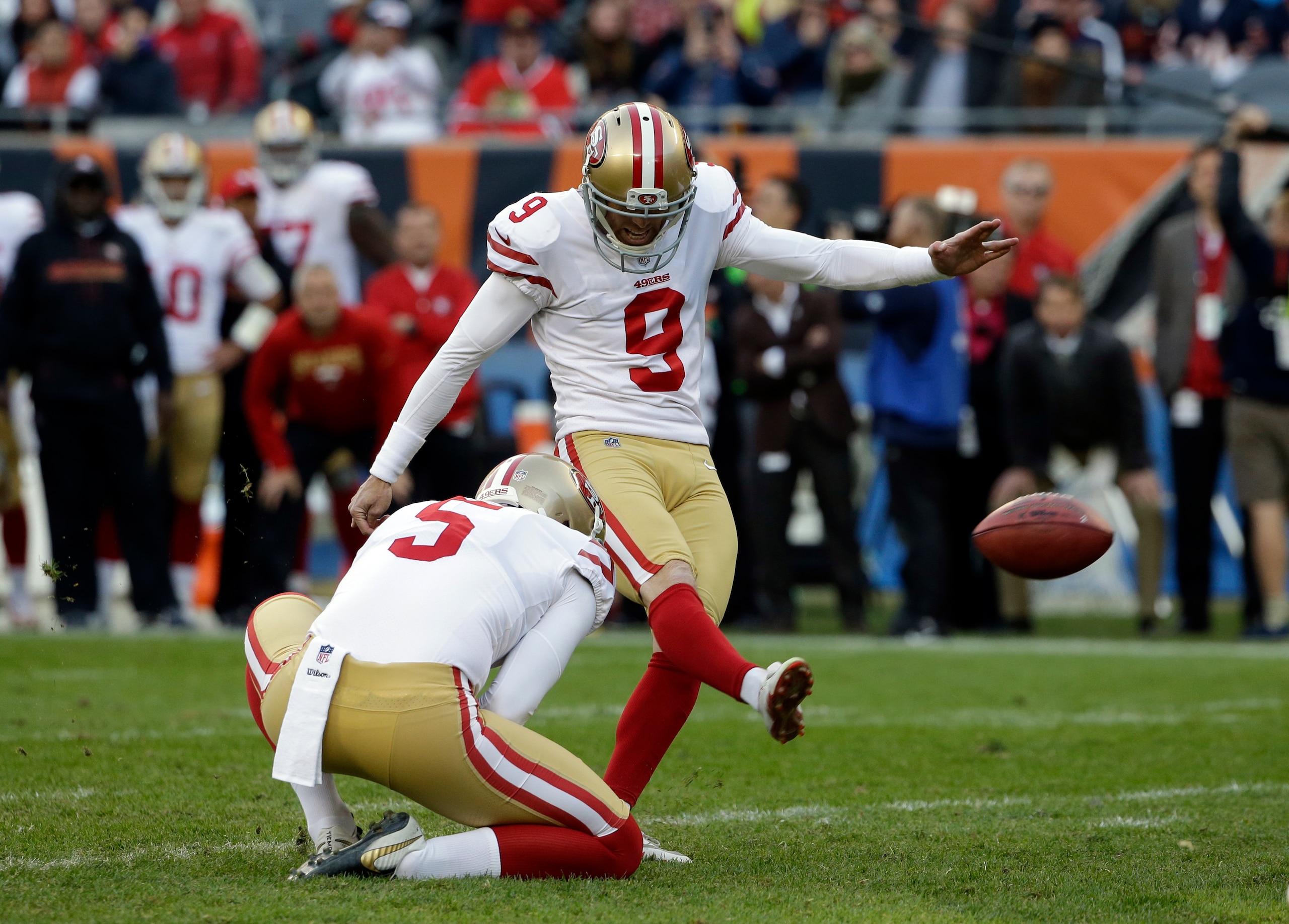 Expect another busy week from Robbie Gould.